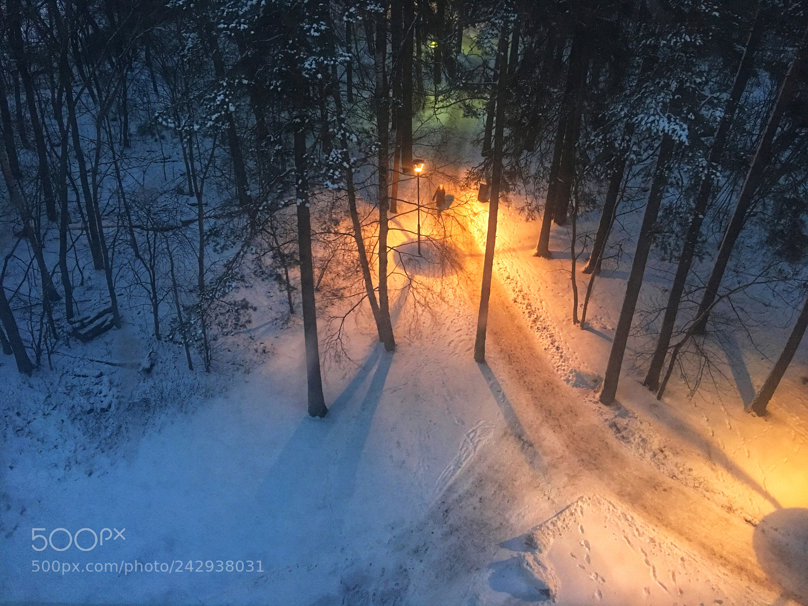 Apple iPhone 6s Plus sample photo. Winter night photography