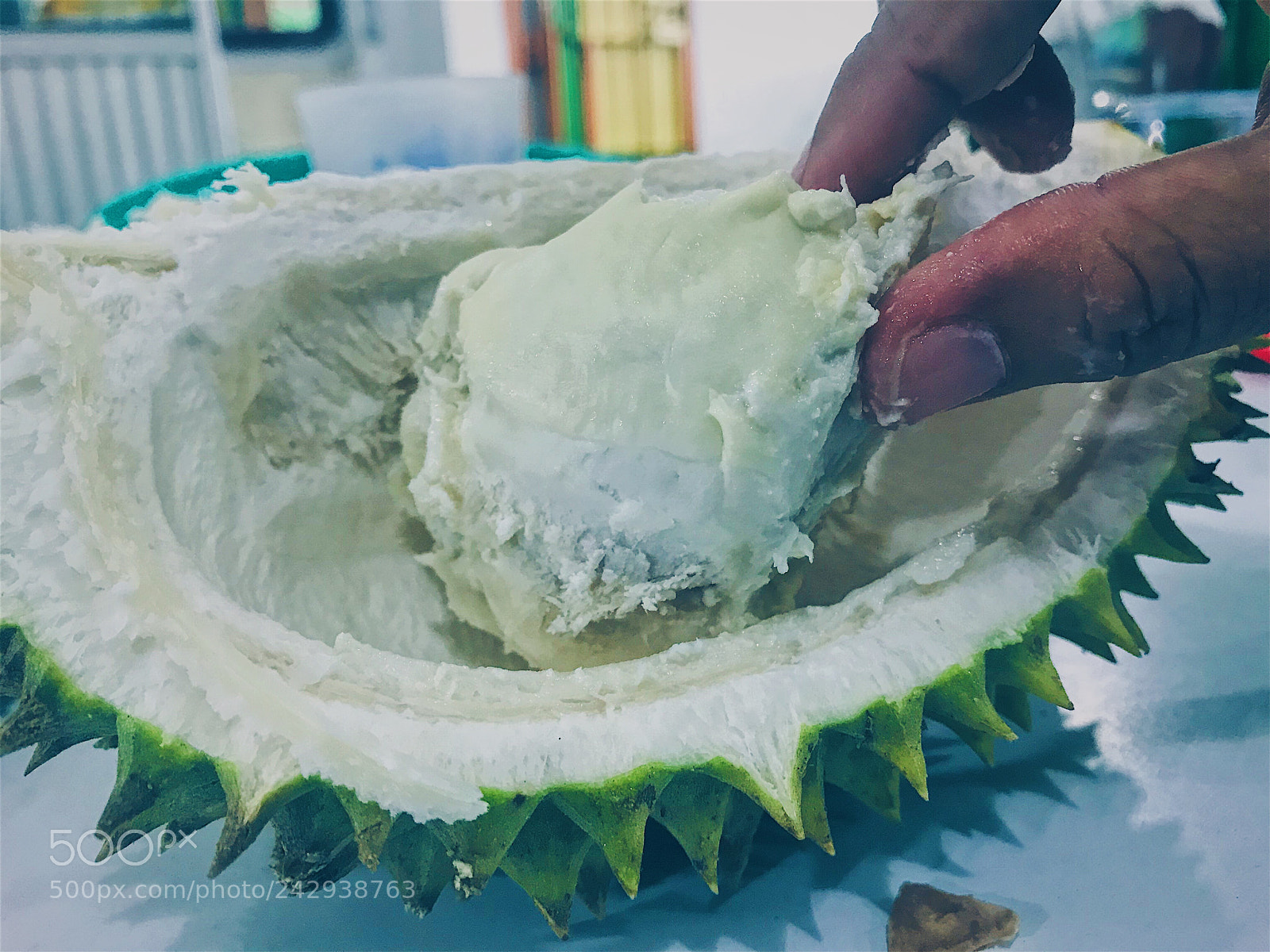 Apple iPhone 7 Plus sample photo. Eat durian photography