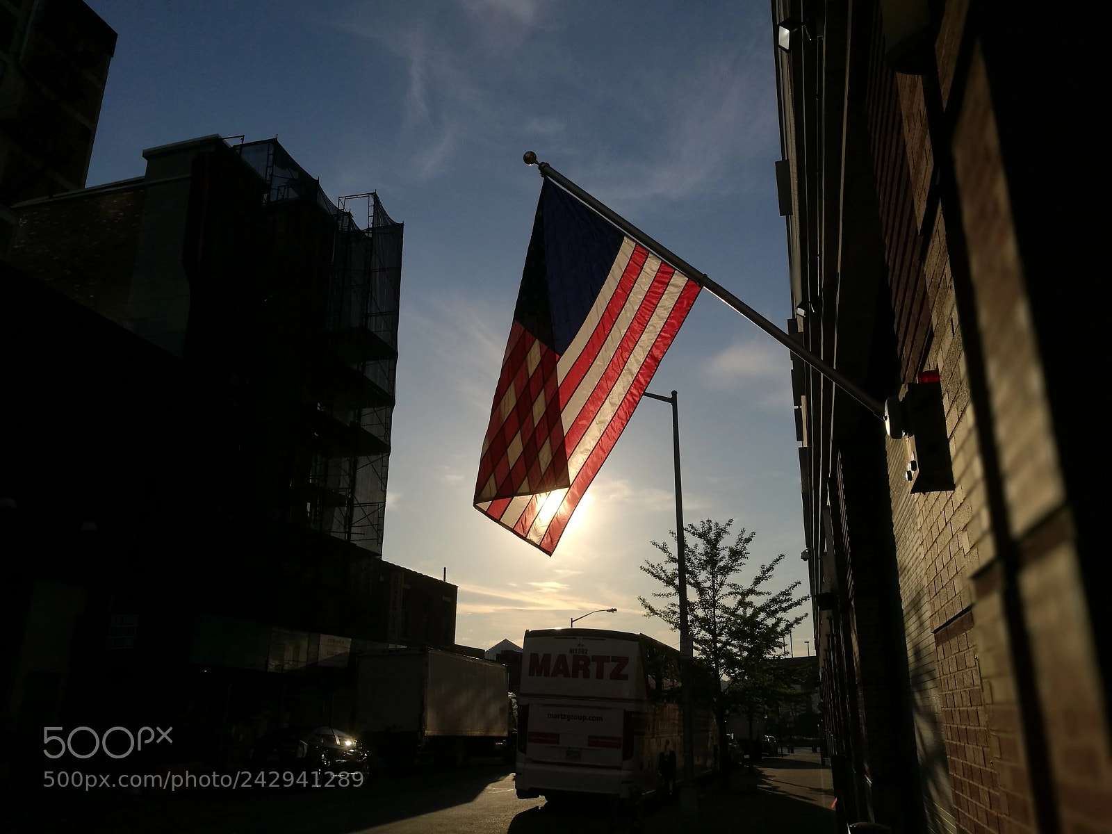 HUAWEI P9 sample photo. Nyc,series. flag photography