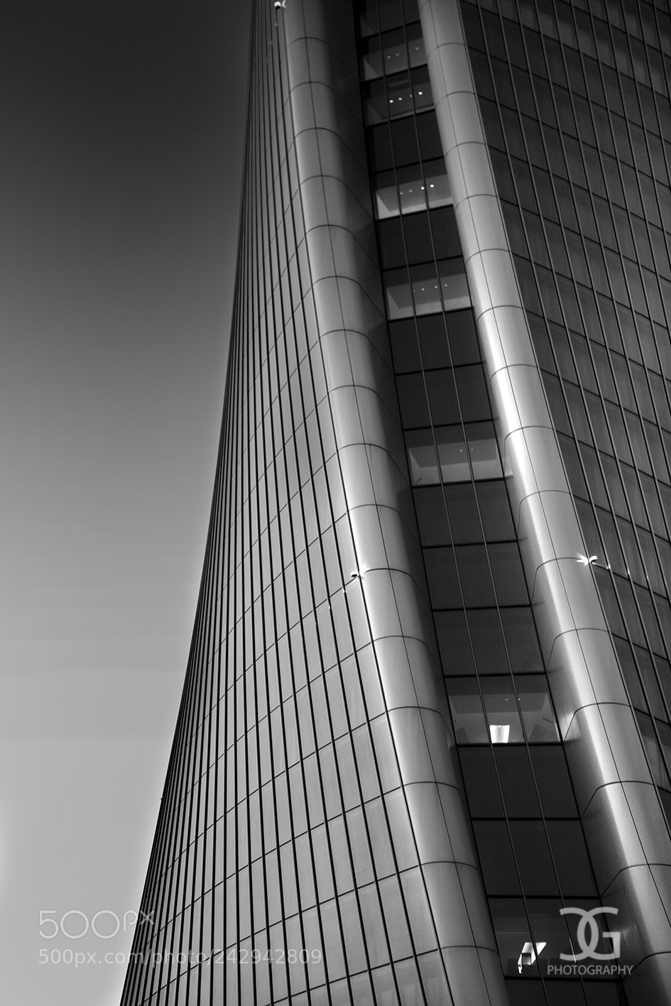 Canon EOS 5D sample photo. Hadid tower 185m milan photography