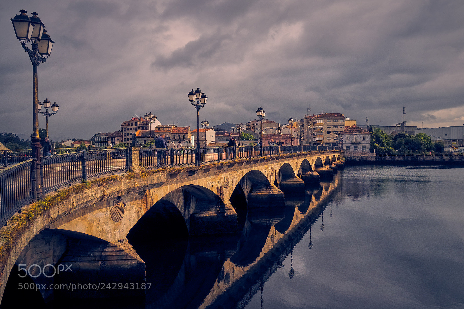 Olympus OM-D E-M5 II sample photo. Pontevedra bridge,spain. photography
