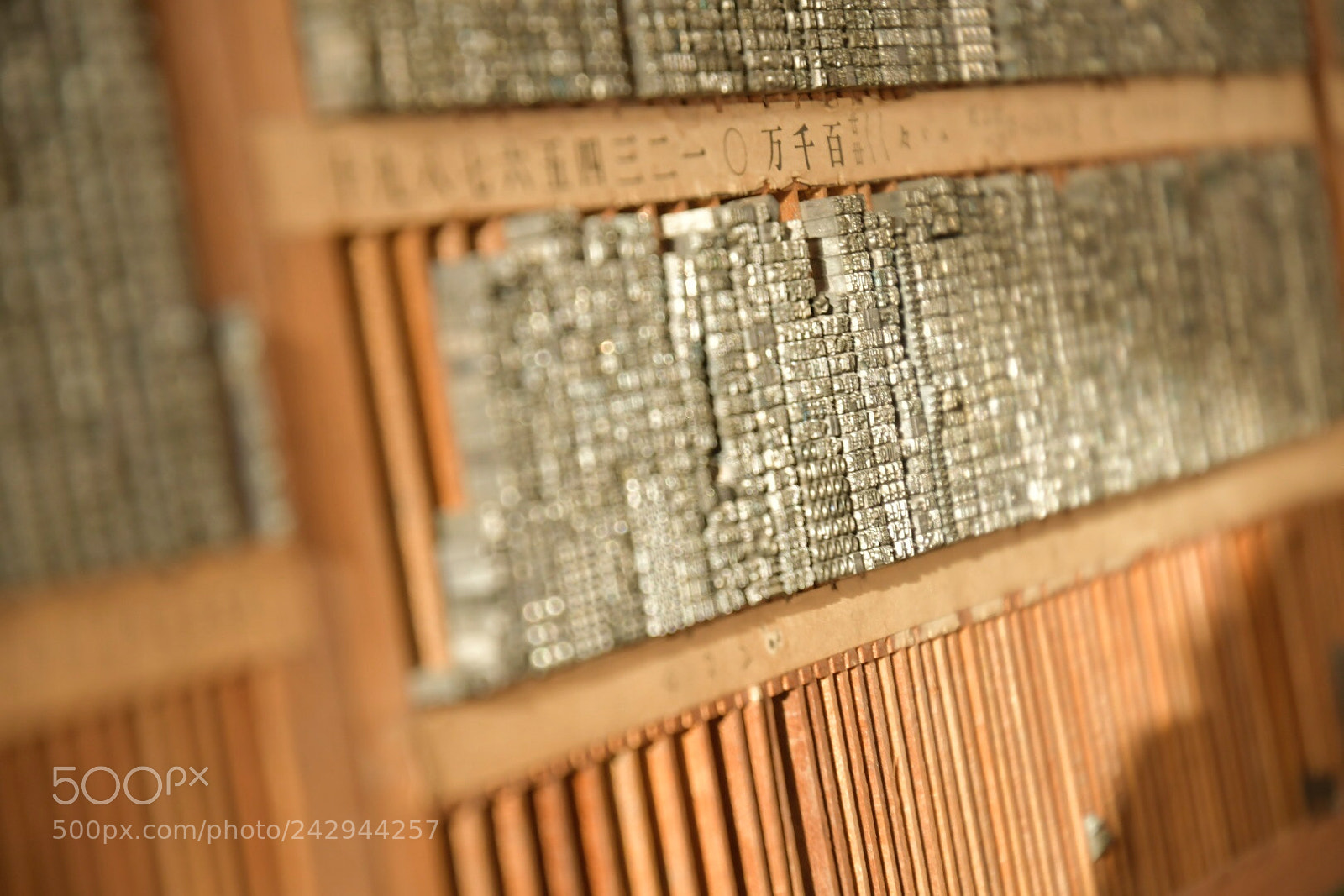 Nikon D500 sample photo. Japanese printing press movable photography
