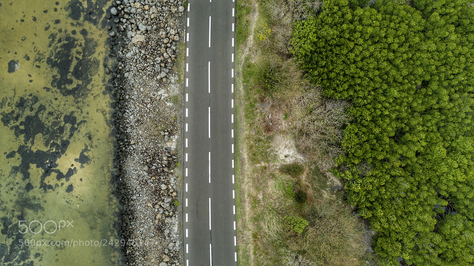 DJI FC220 sample photo. The road ahead photography