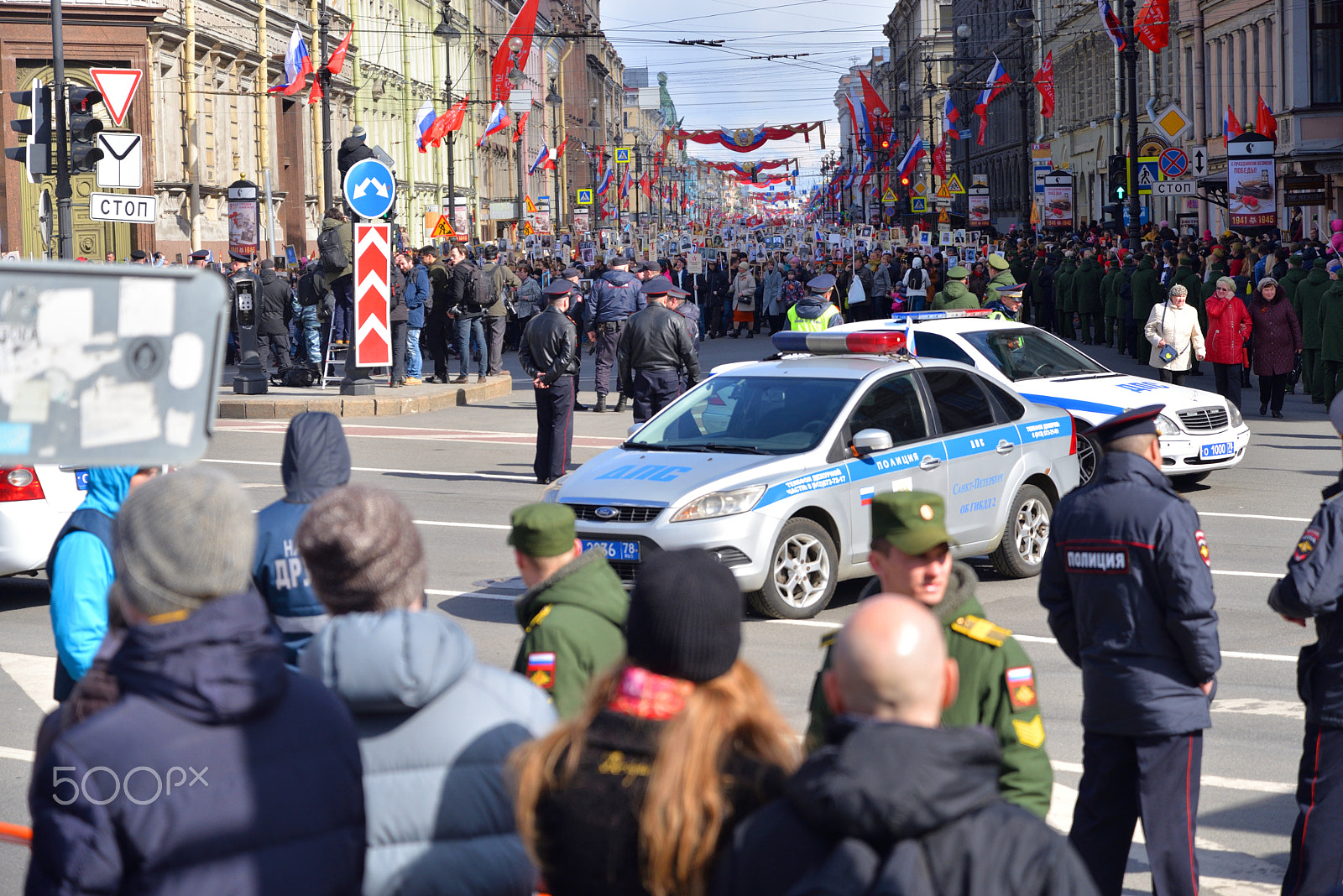 Nikon D610 sample photo. Victory parade in st.petersburg. photography