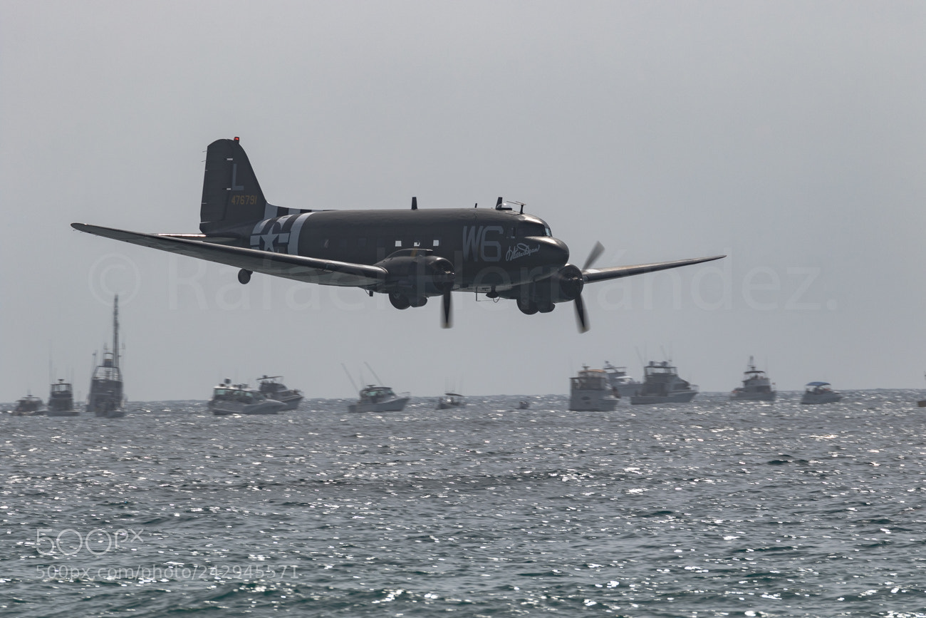 Canon EOS 7D Mark II sample photo. C-47 low pass. huntington photography
