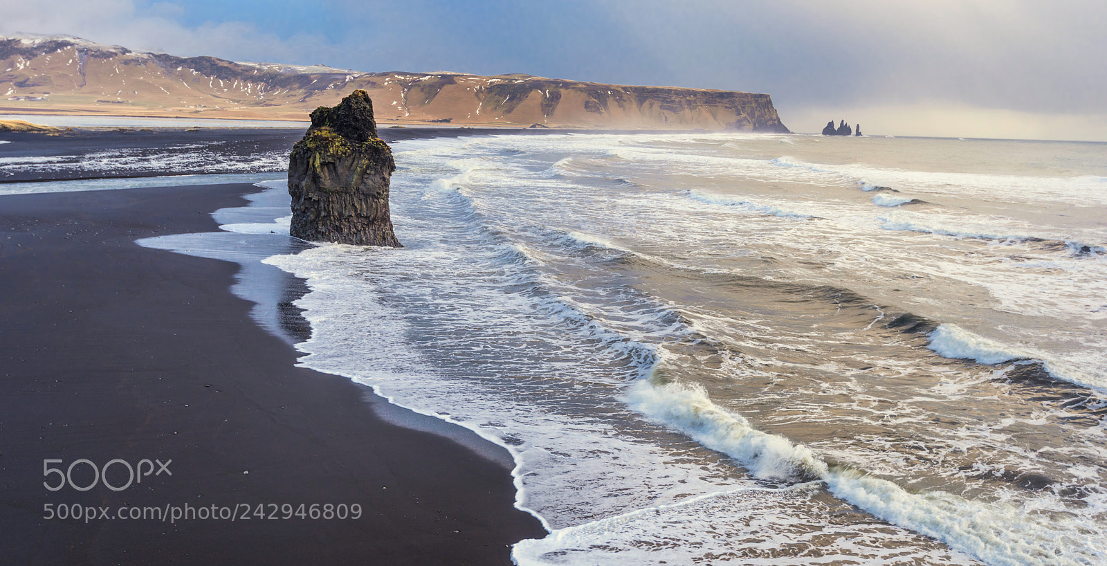 Nikon D810 sample photo. Black sand beach and photography