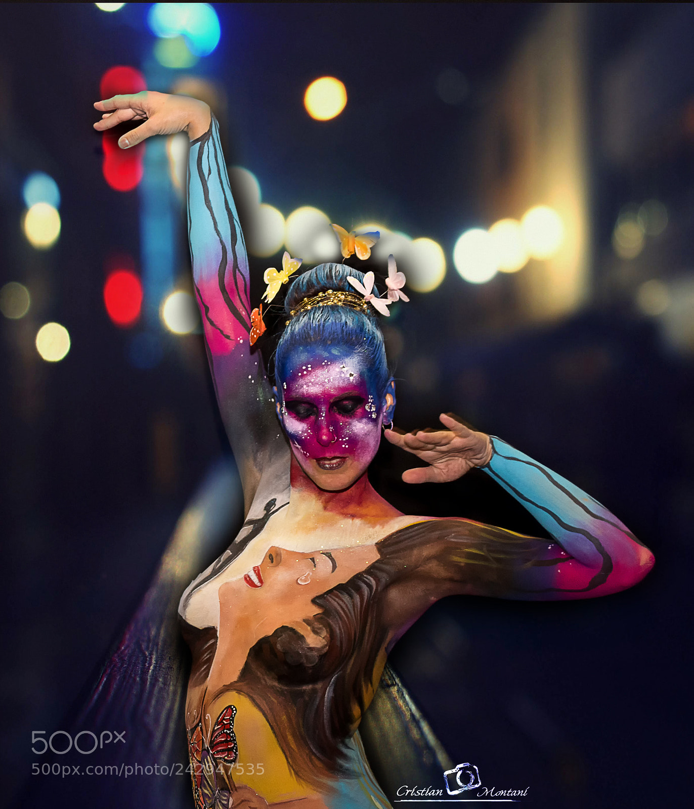 Canon EOS 1300D (EOS Rebel T6 / EOS Kiss X80) sample photo. Body painting photography