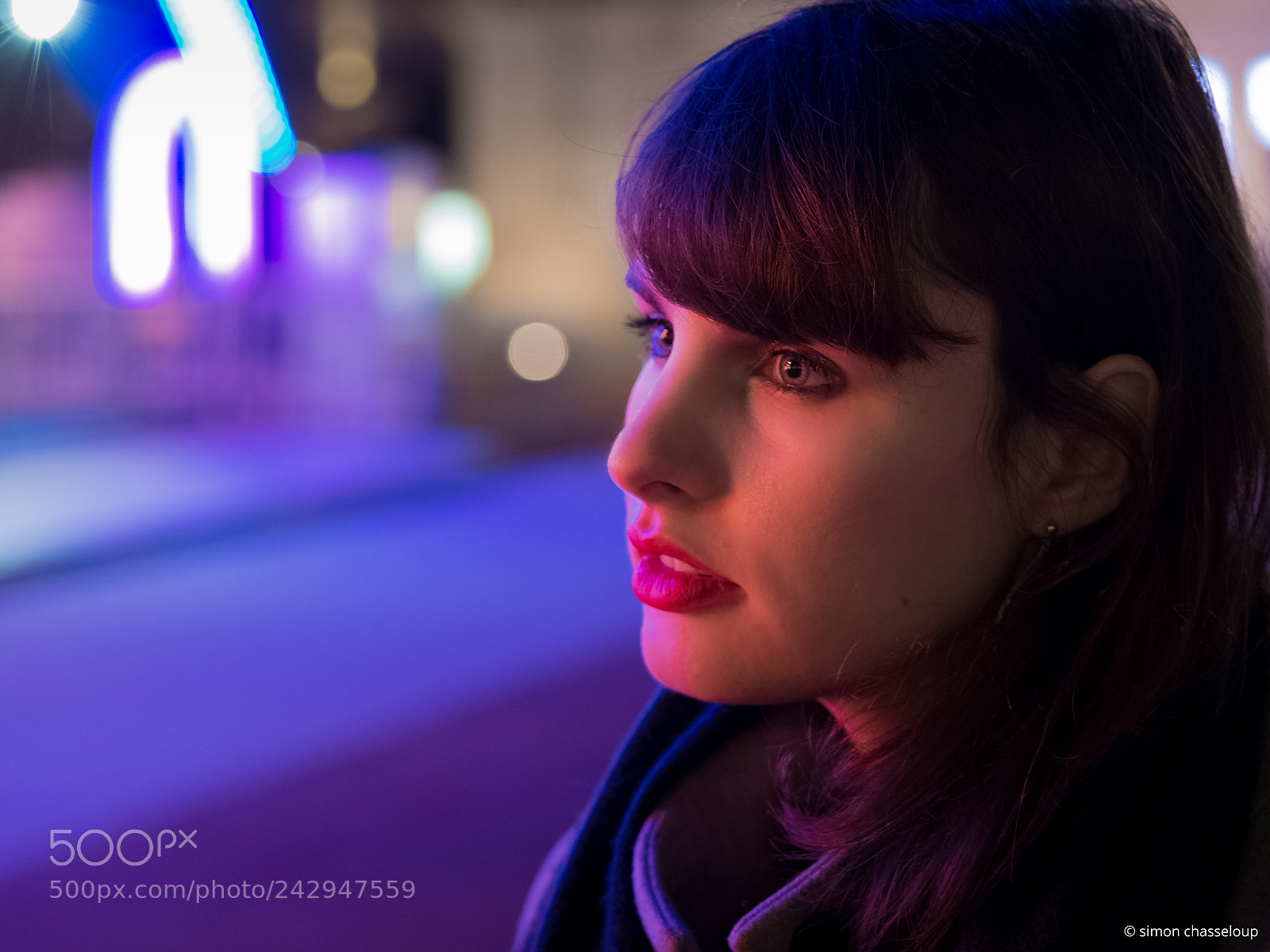 Olympus OM-D E-M10 II sample photo. Neon night - marie photography