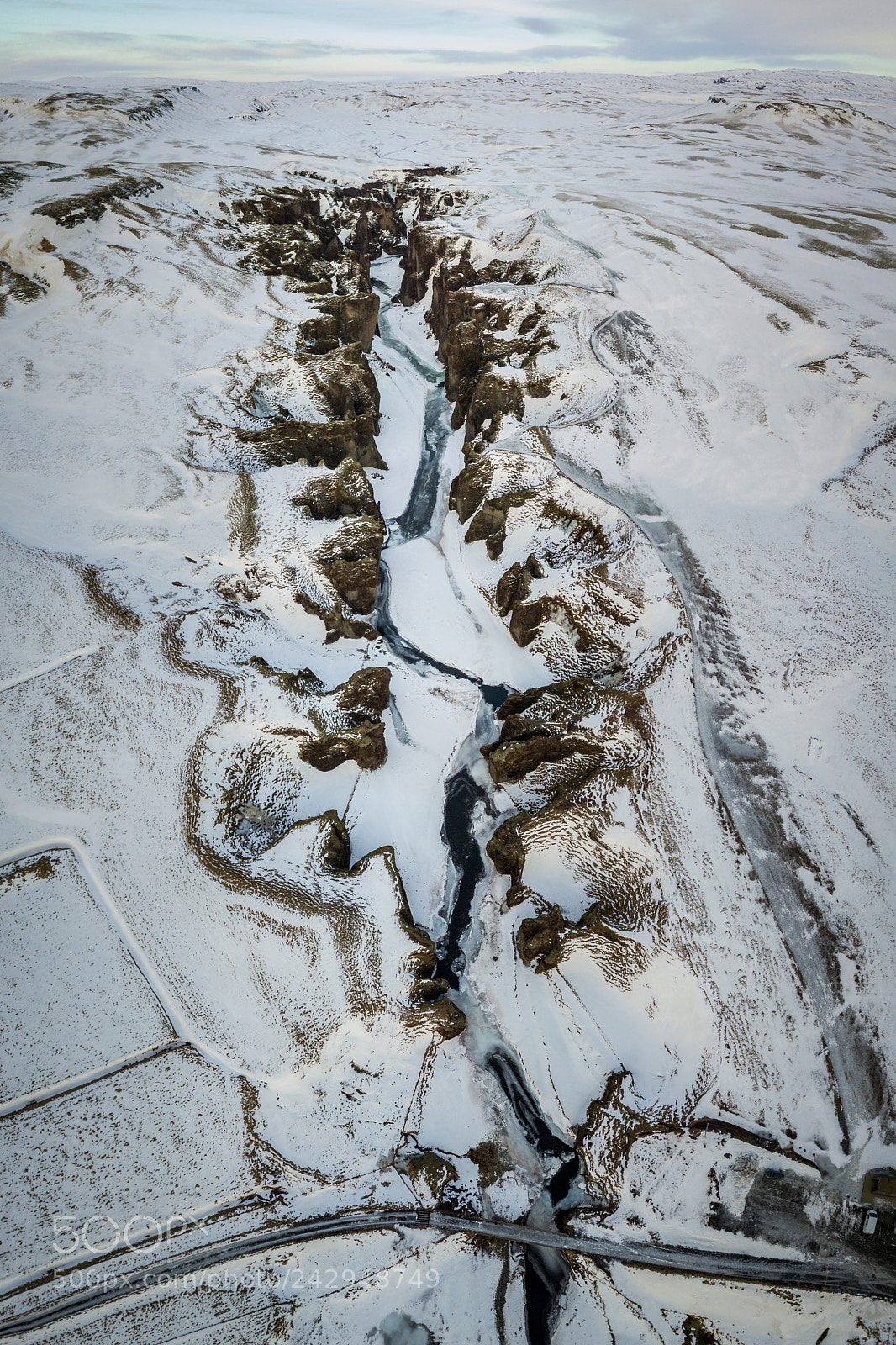 DJI FC220 sample photo. Aerial canyon photography