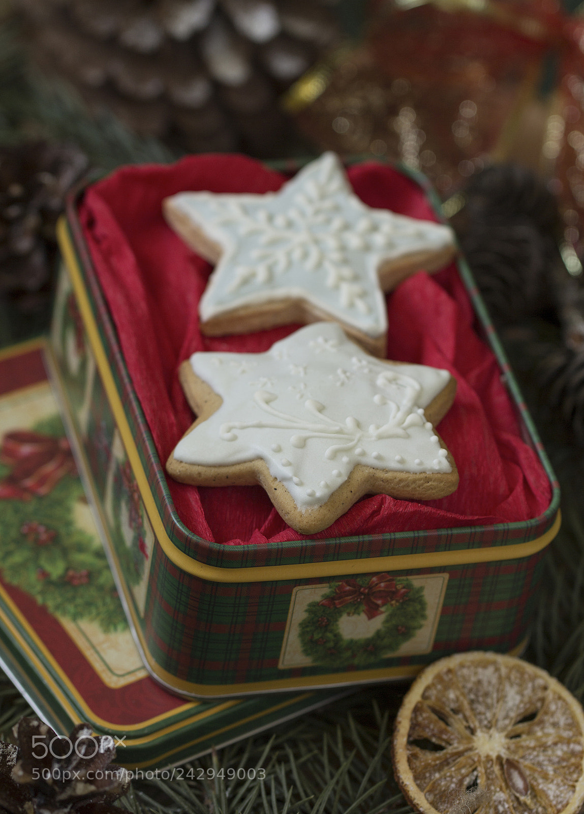Canon EOS 60D sample photo. Christmas gingerbread cookies photography