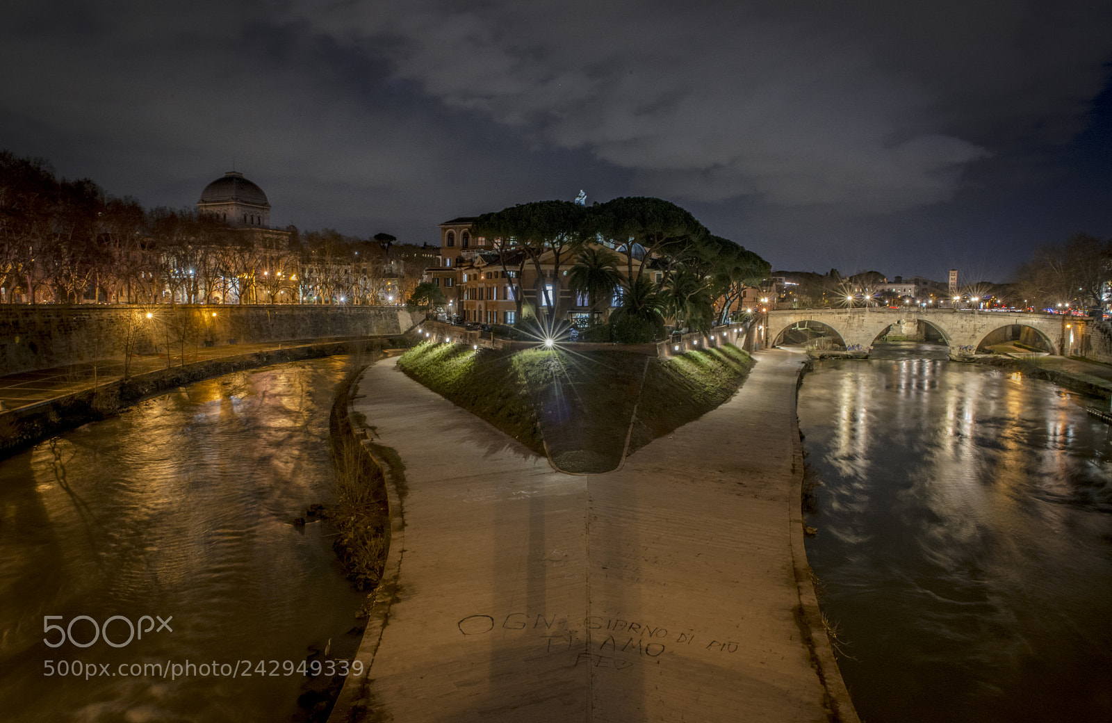 Nikon D800E sample photo. Isola tiberina in 4" photography