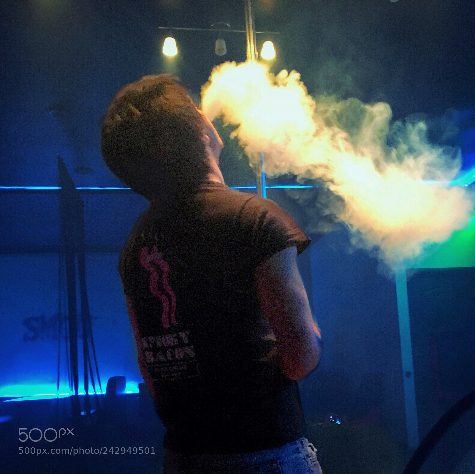 Apple iPhone 6s sample photo. Hookah smoke bar club photography