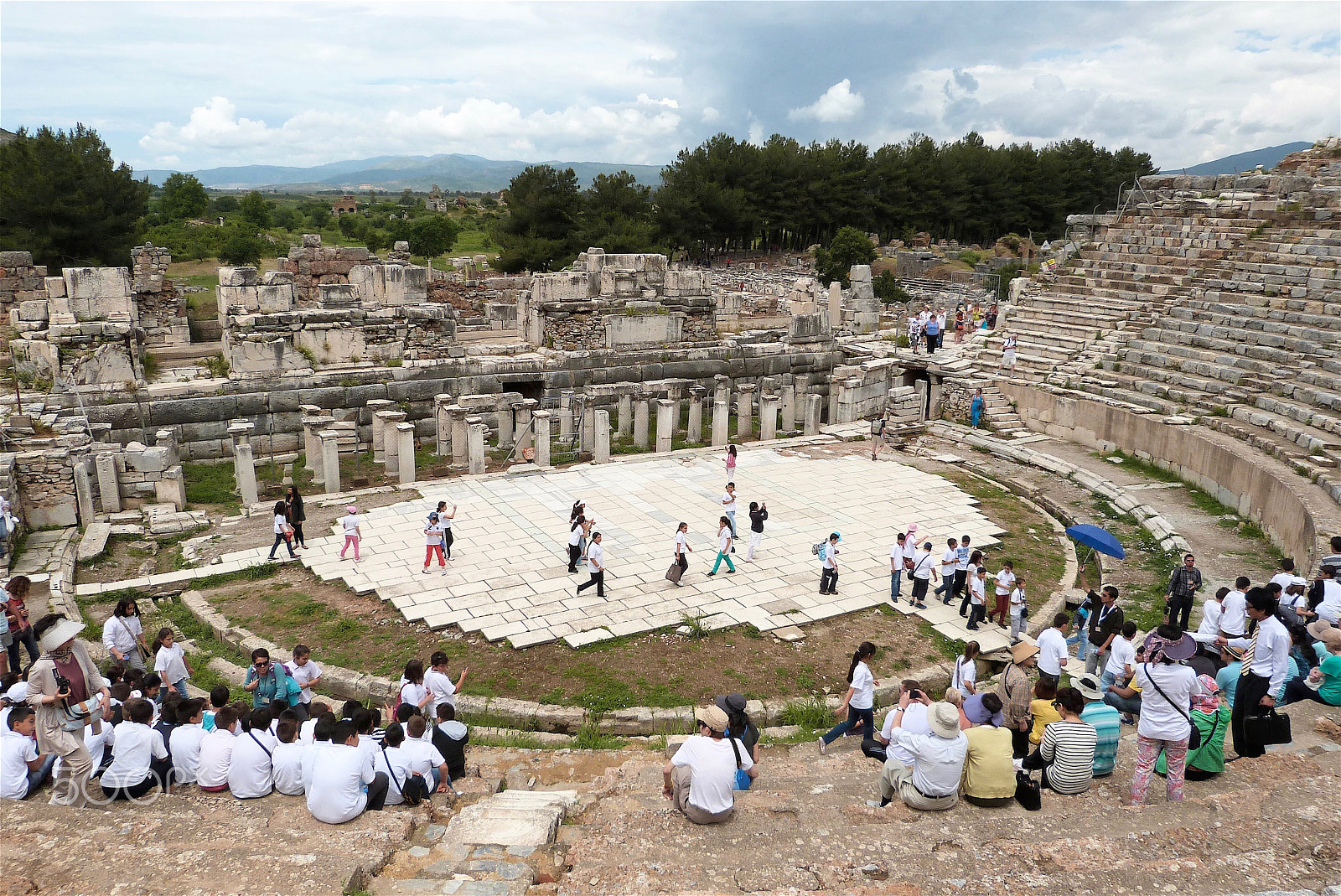 Panasonic Lumix DMC-FZ47 (Lumix DMC-FZ48) sample photo. The theater at ephesus photography