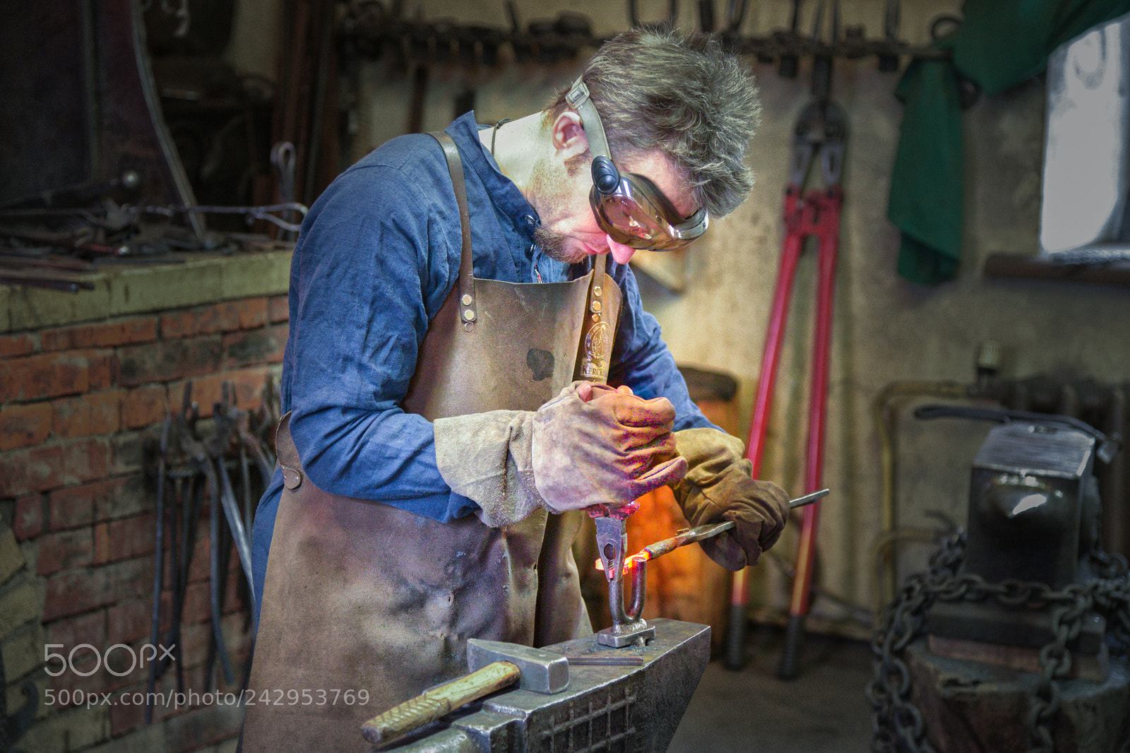 Nikon D600 sample photo. In the smithy photography