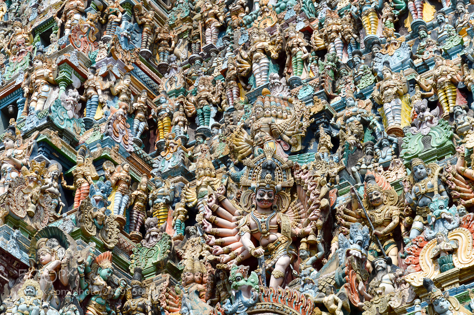 Nikon D3200 sample photo. Detail of southern gopuram photography