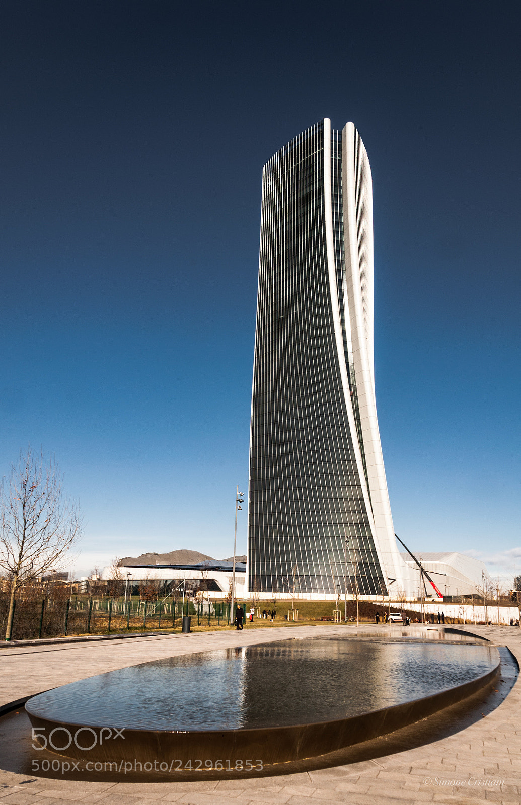 Nikon D90 sample photo. Generali tower milan photography