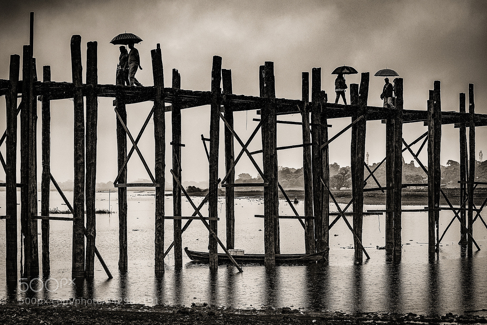 Nikon D800 sample photo. U bein bridge photography