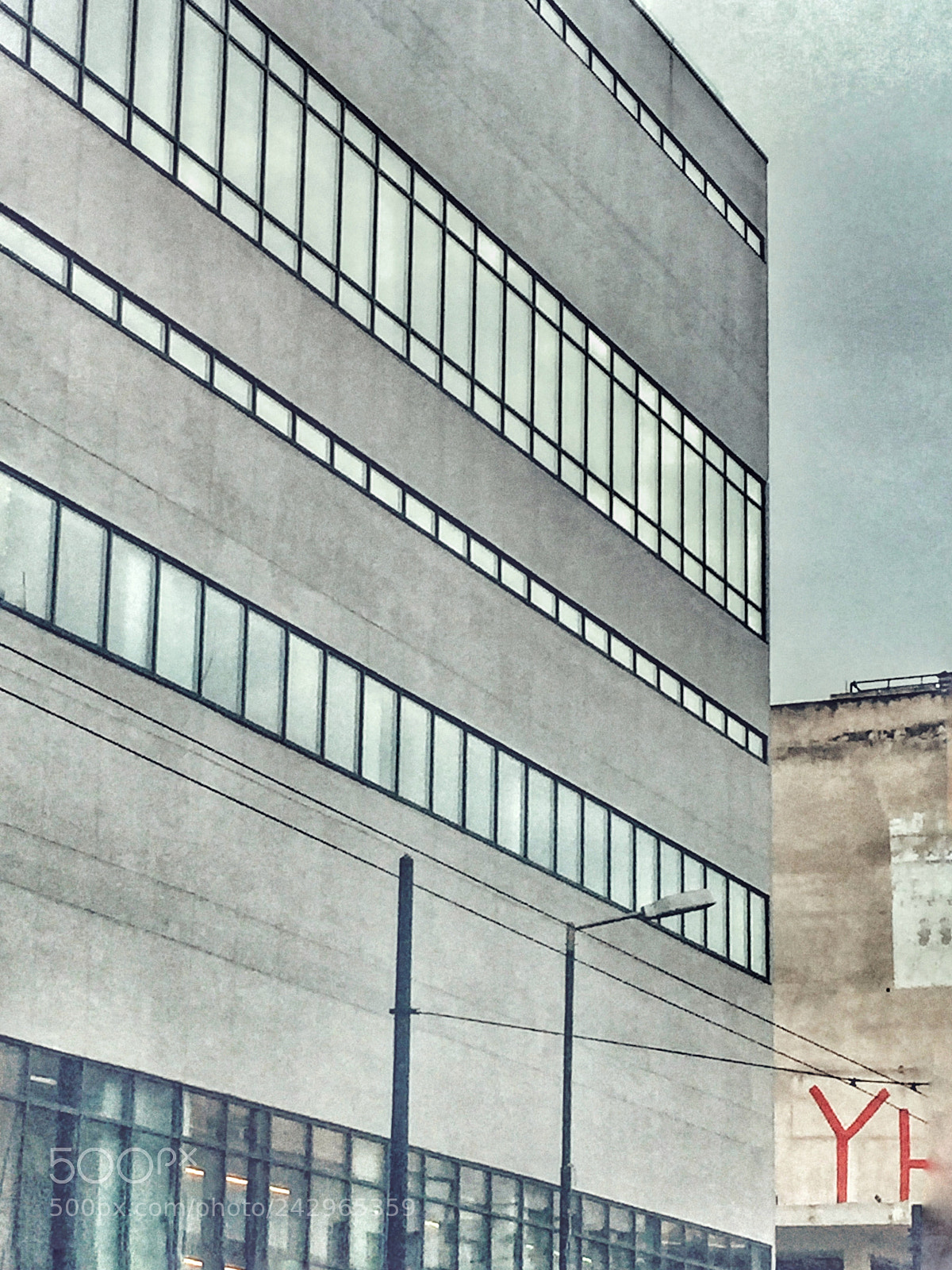Apple iPhone 6 sample photo. Grey building2 photography