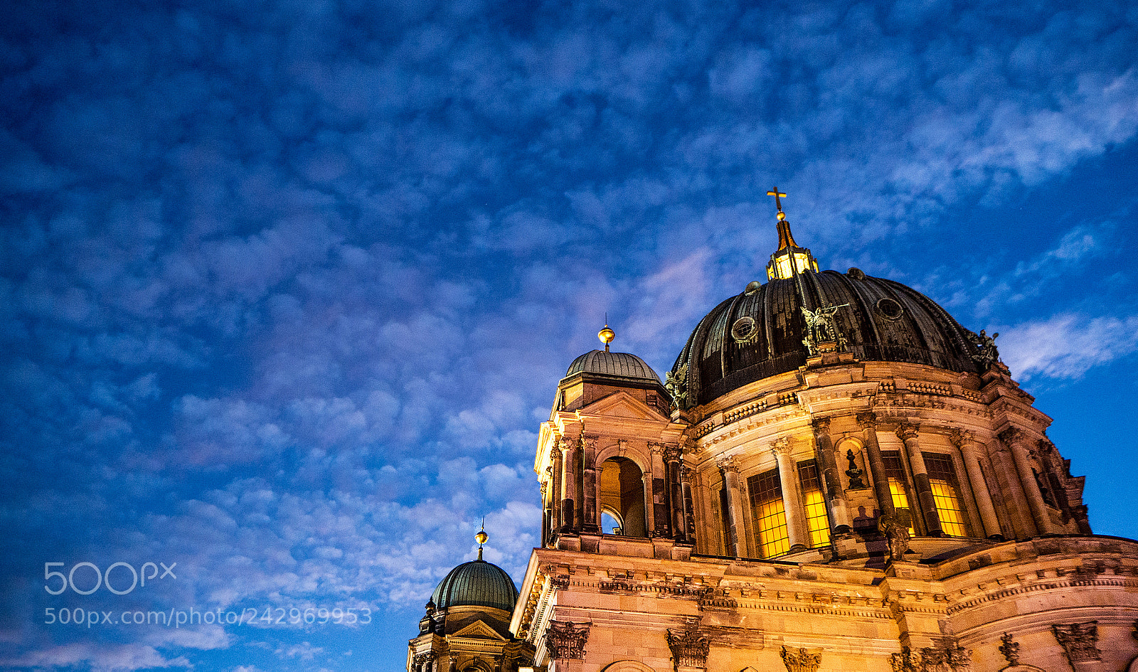 Olympus OM-D E-M10 sample photo. Cathedral by night photography