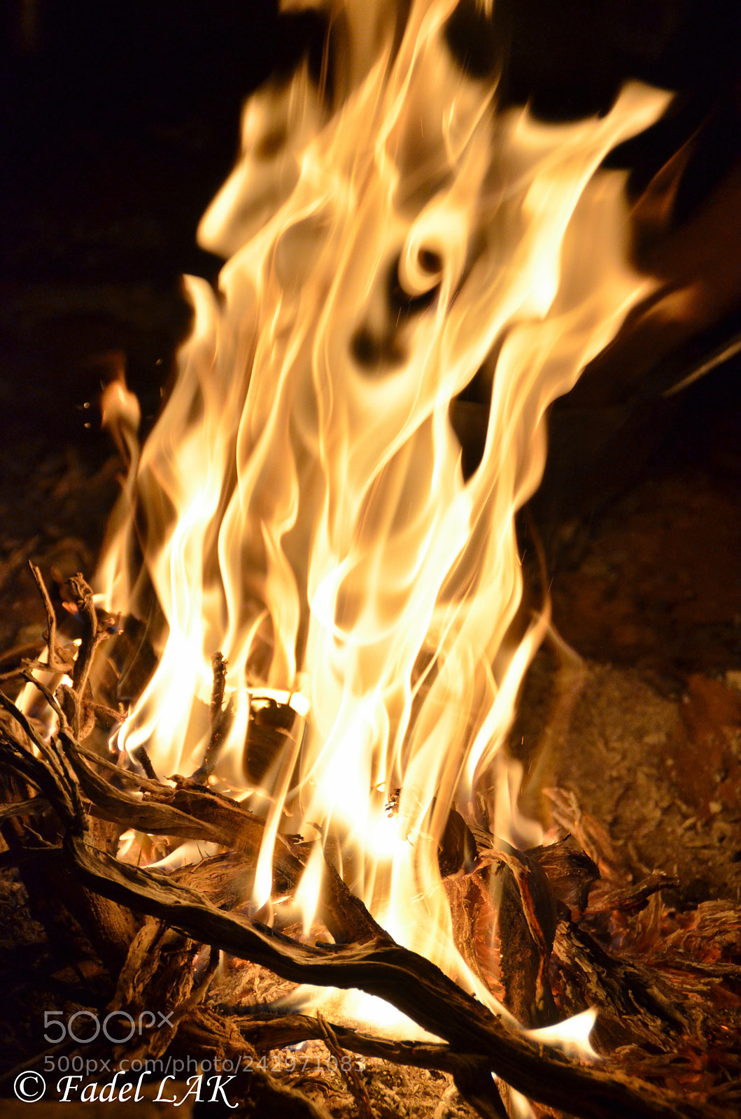 Nikon D5100 sample photo. Fire gost photography
