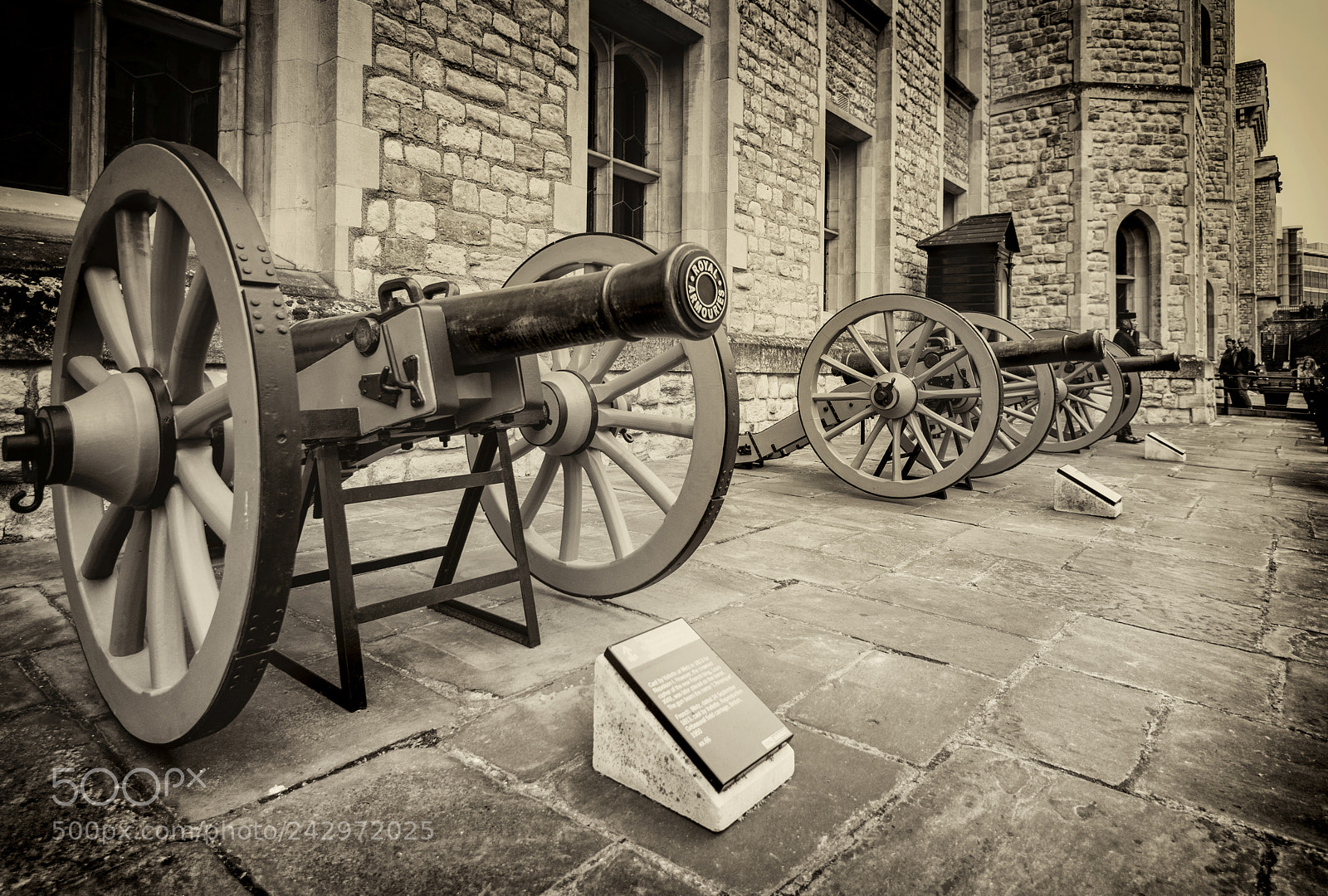 Nikon D800 sample photo. Tower of london cannons photography