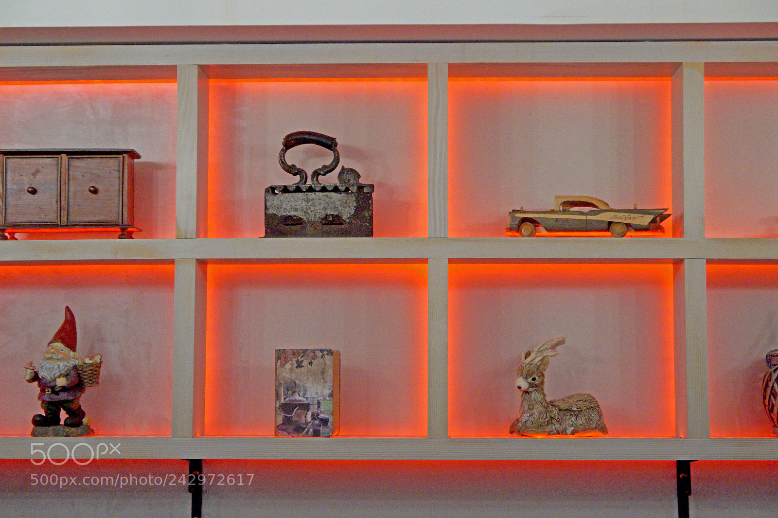 Sony Alpha a3000 sample photo. Illuminated shelf photography