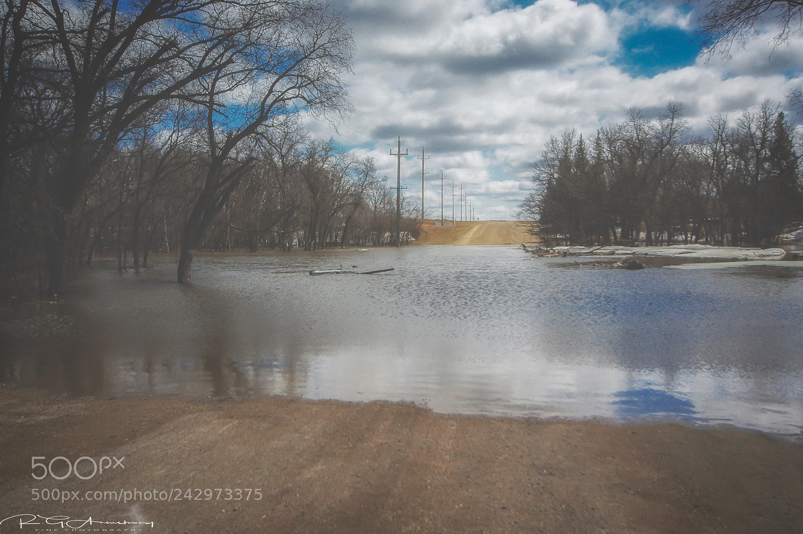 Pentax K200D sample photo. Lasalle floodwaters photography