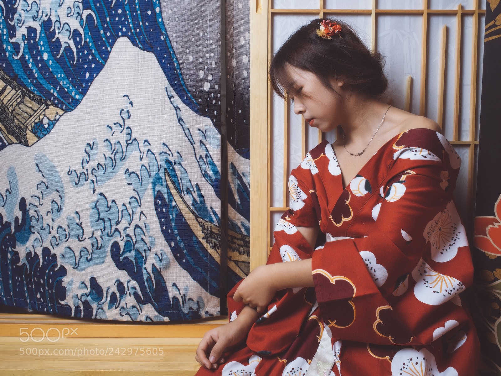 Olympus OM-D E-M1 sample photo. Kimono photography
