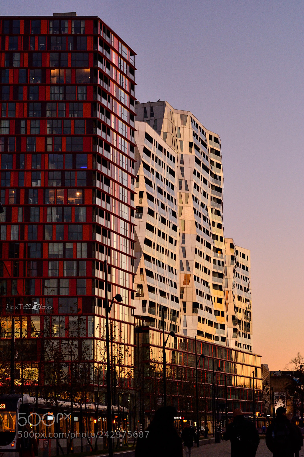 Nikon D5200 sample photo. Rotterdam's fancy buildings photography