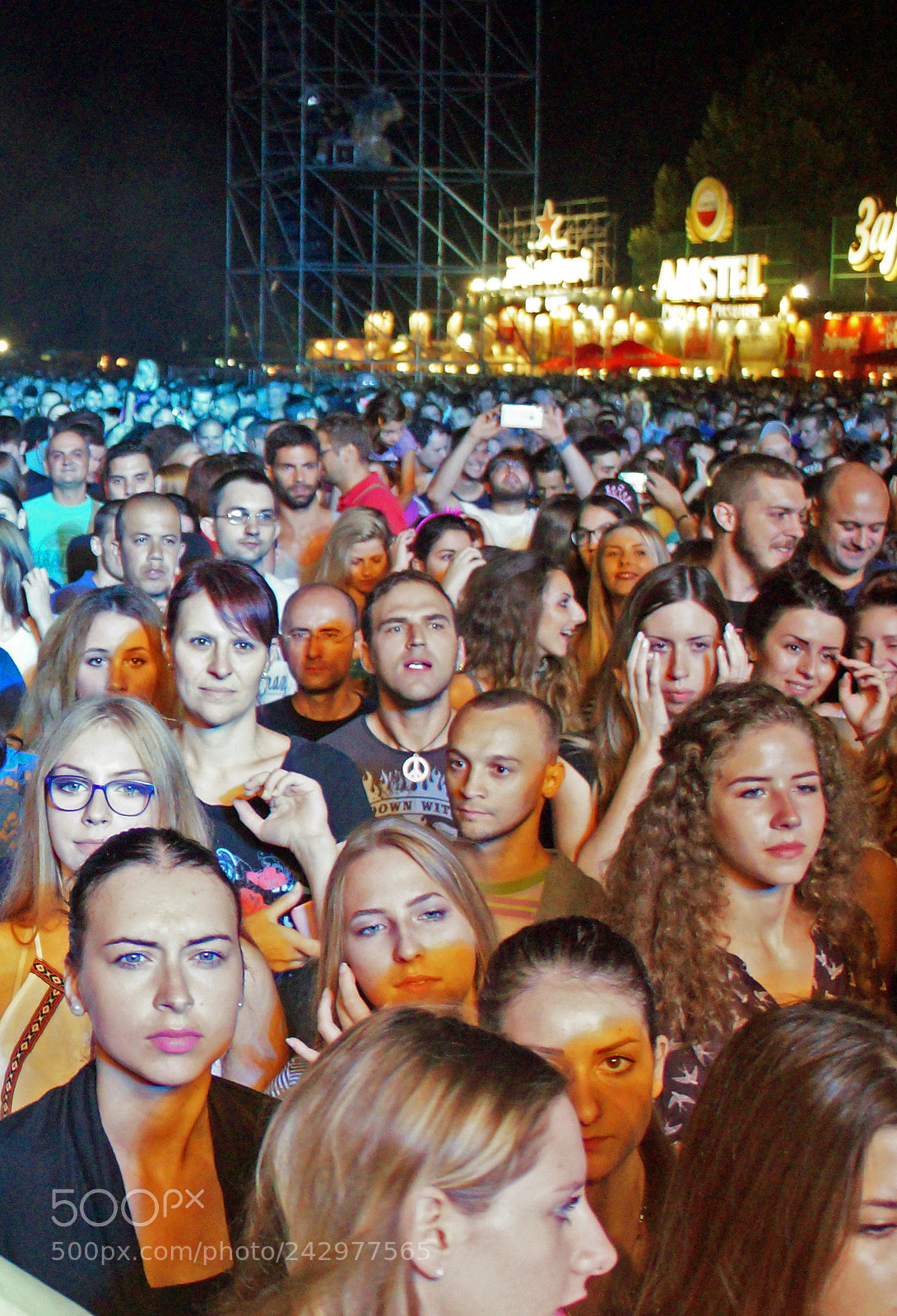 Sony Alpha a3000 sample photo. Music festival crowd photography