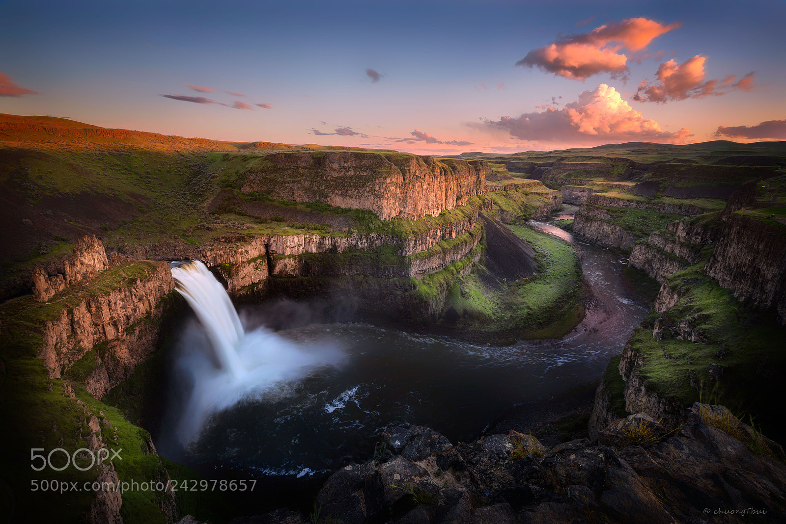Nikon D810 sample photo. Palouse falls photography