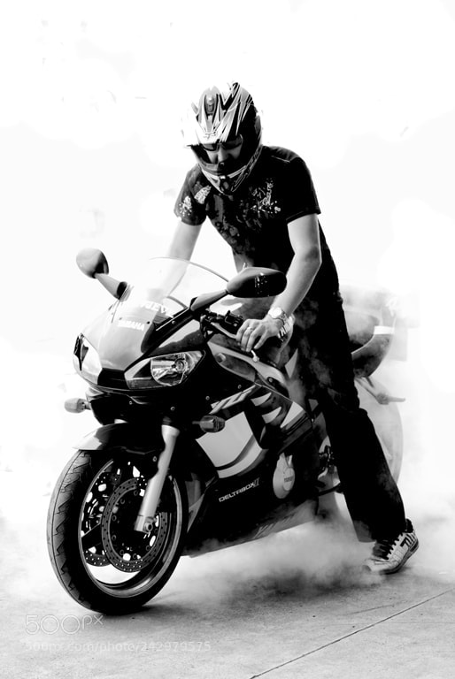 Nikon D60 sample photo. Burning rubber photography