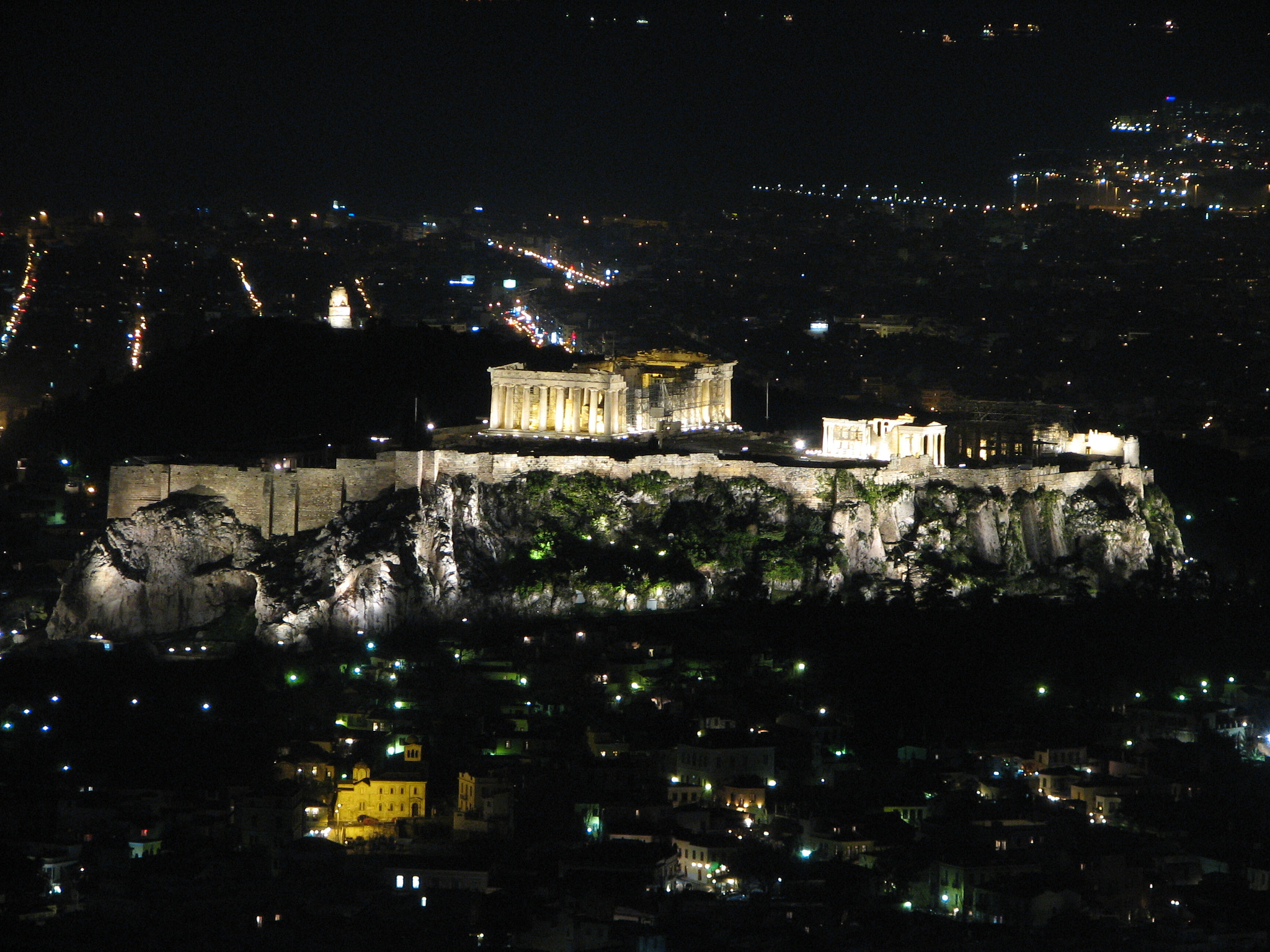 Canon POWERSHOT S2 IS sample photo. Akropolis and plaka photography