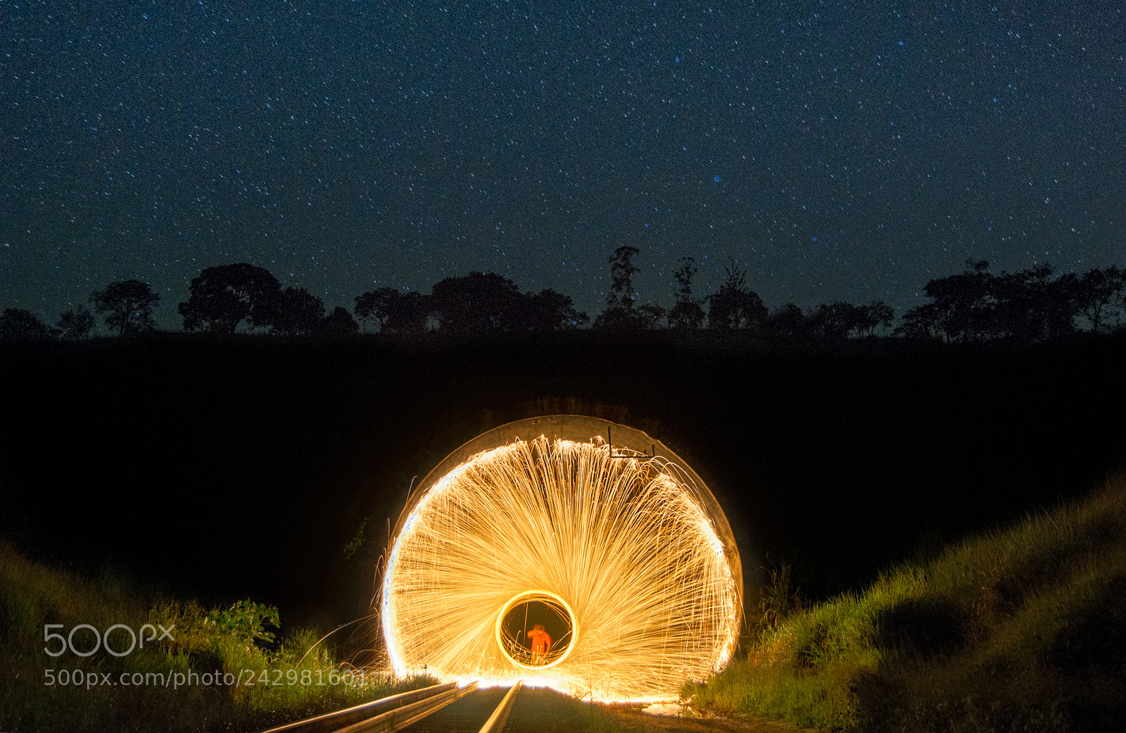 Nikon D300 sample photo. Steelwool long exposure photography