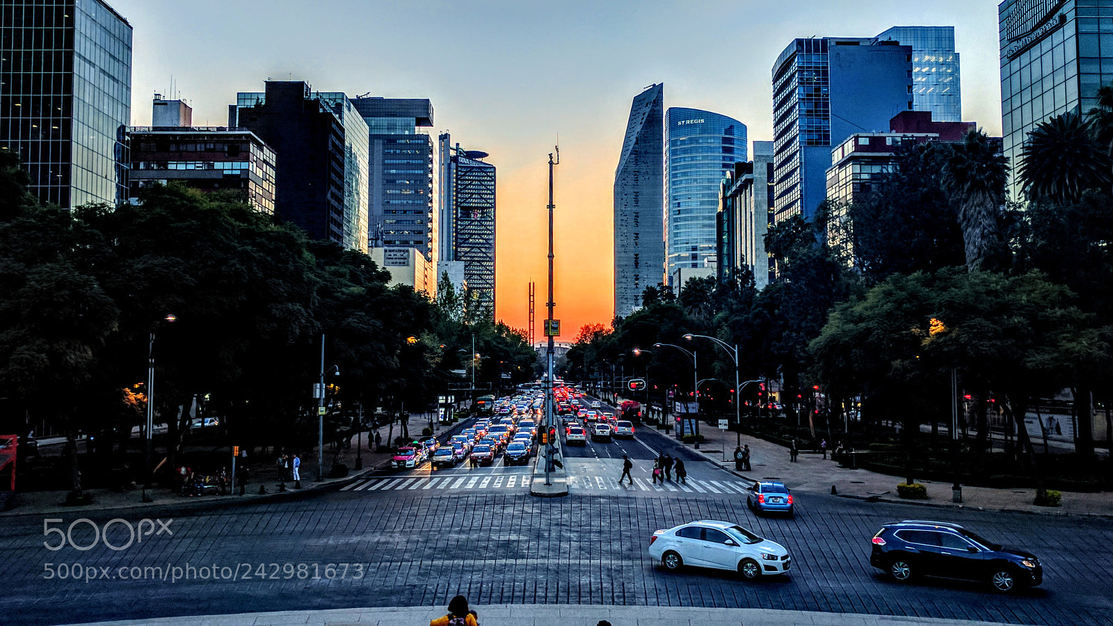 Google Pixel sample photo. Reforma cdmx photography