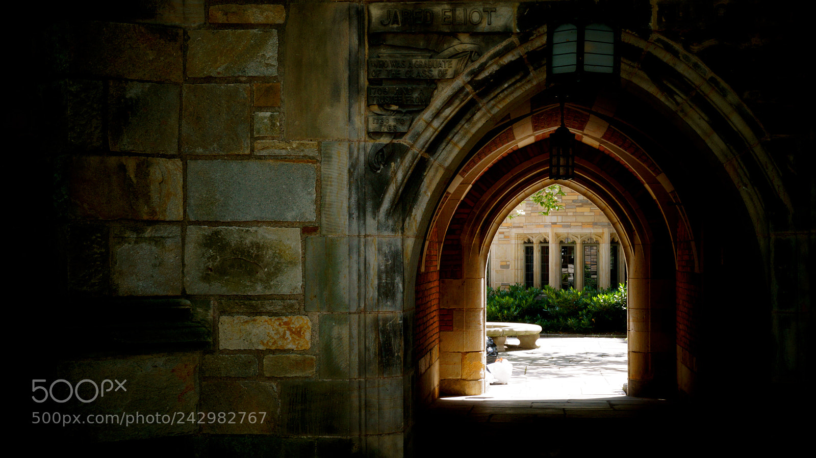 Sony Alpha NEX-3N sample photo. Arches of yale photography