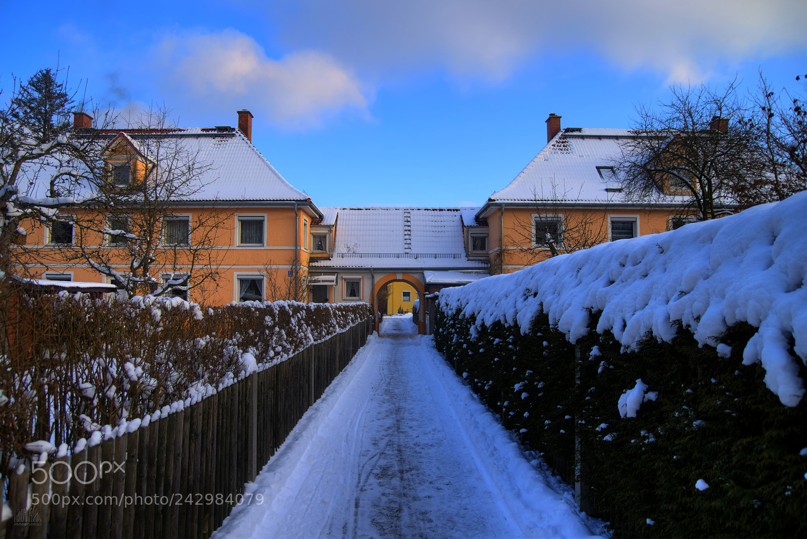 Sony ILCA-77M2 sample photo. Two houses photography