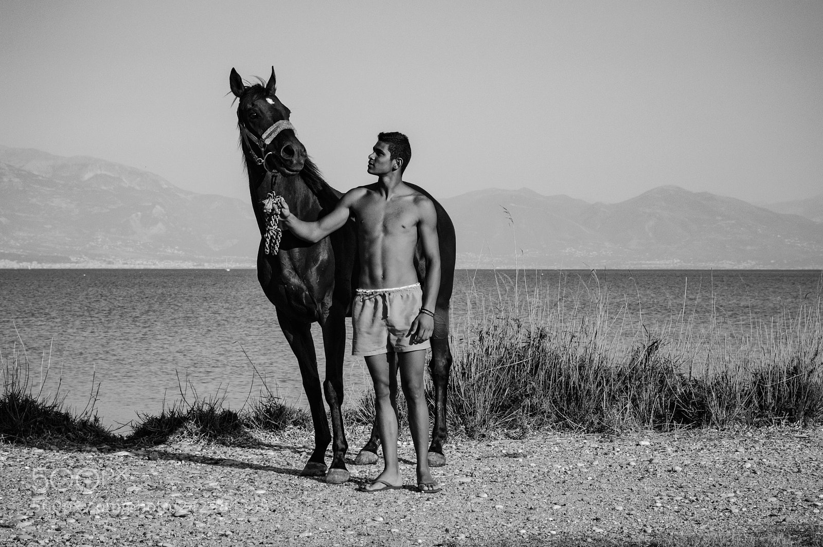 Nikon D3200 sample photo. Horse and boy photography