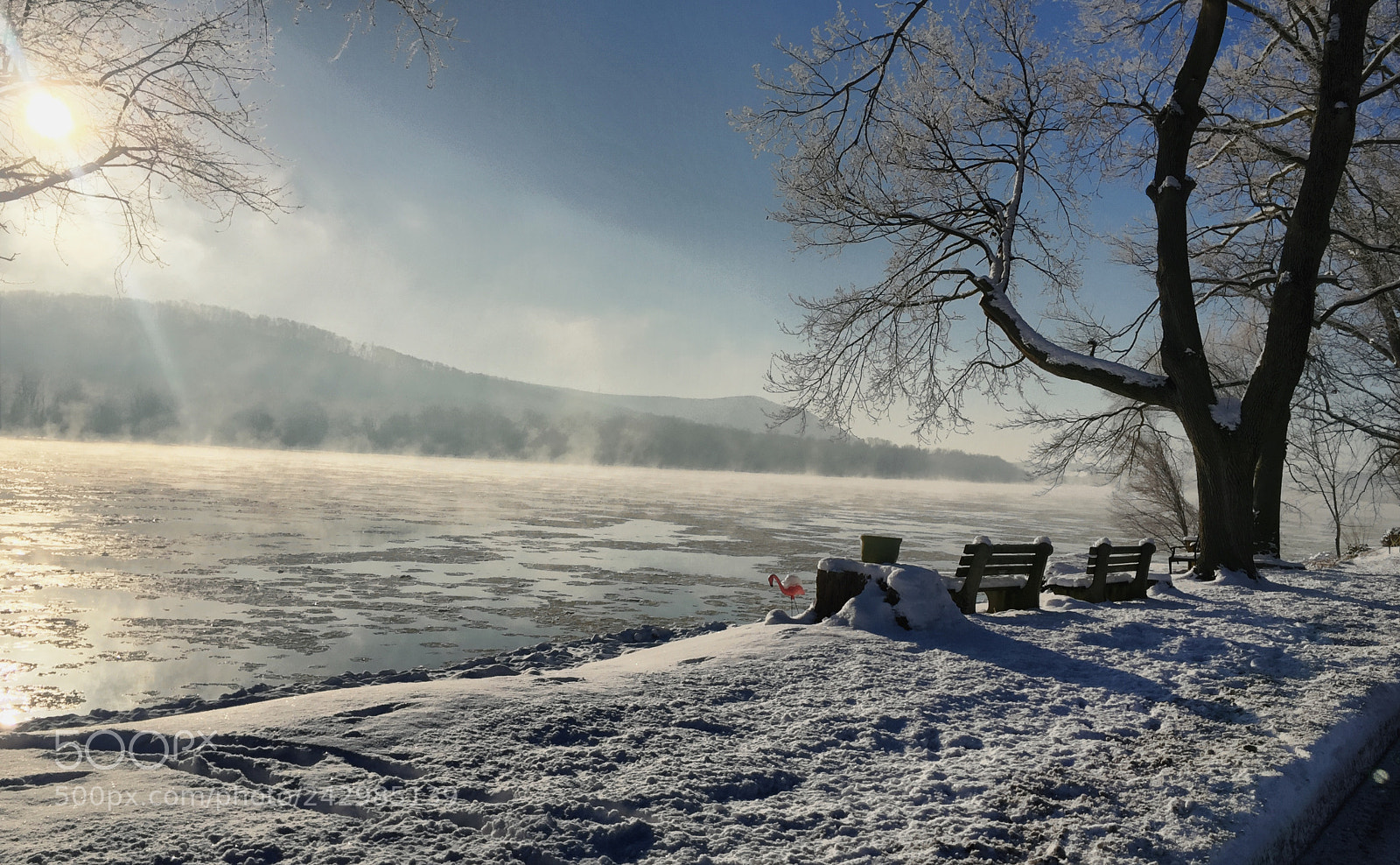 Apple iPhone 6 sample photo. Freezing river photography