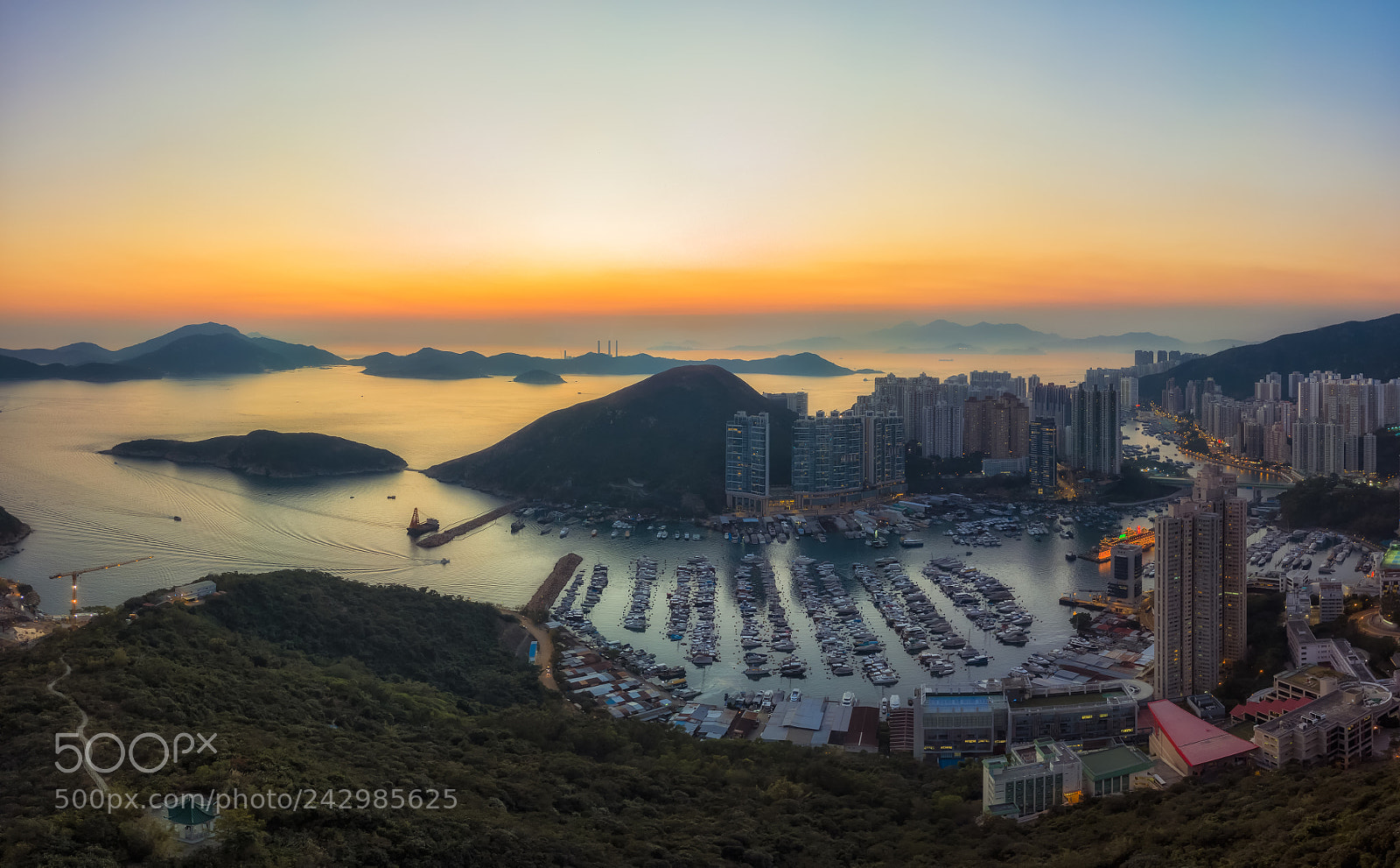 DJI FC220 sample photo. After sunset photography