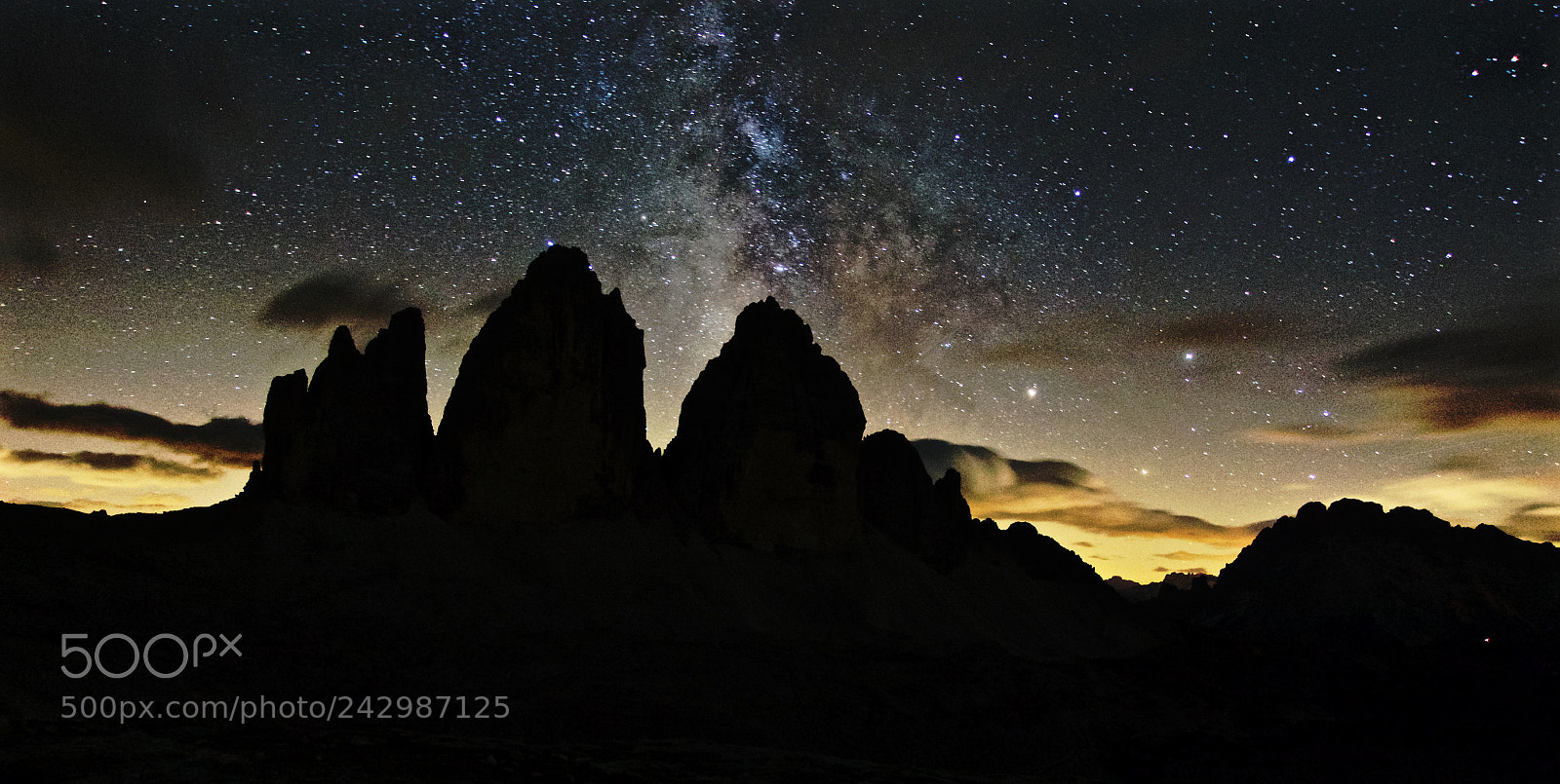 Sony Cyber-shot DSC-RX100 III sample photo. Lavaredo by night photography