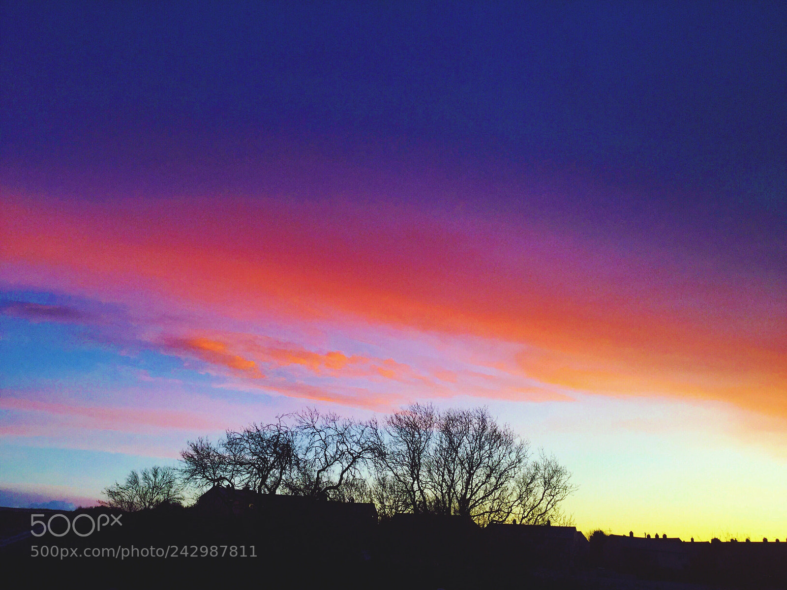 Apple iPad Air 2 sample photo. Colourful sky photography