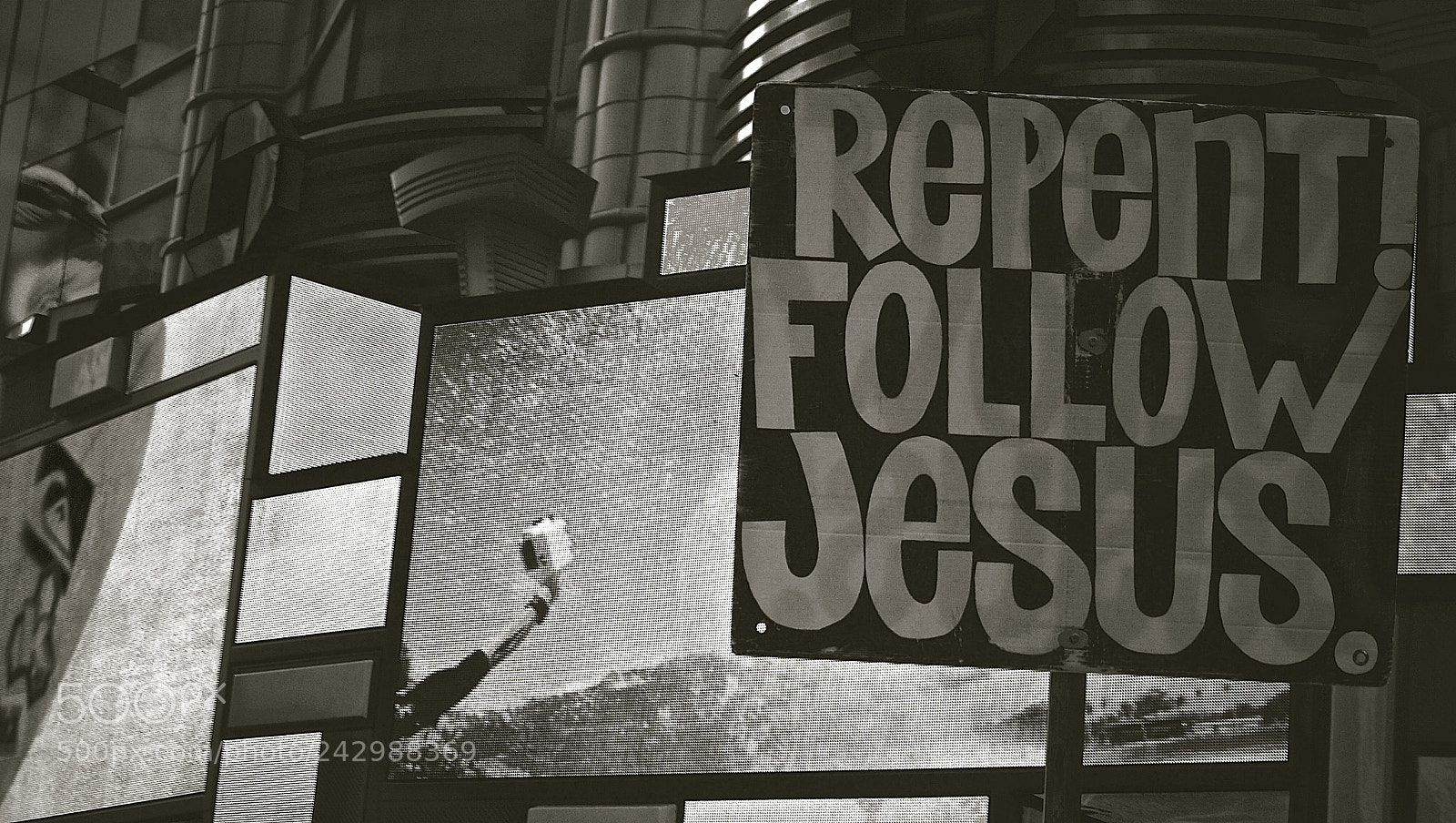 Sony Alpha NEX-3N sample photo. Repent and follow photography