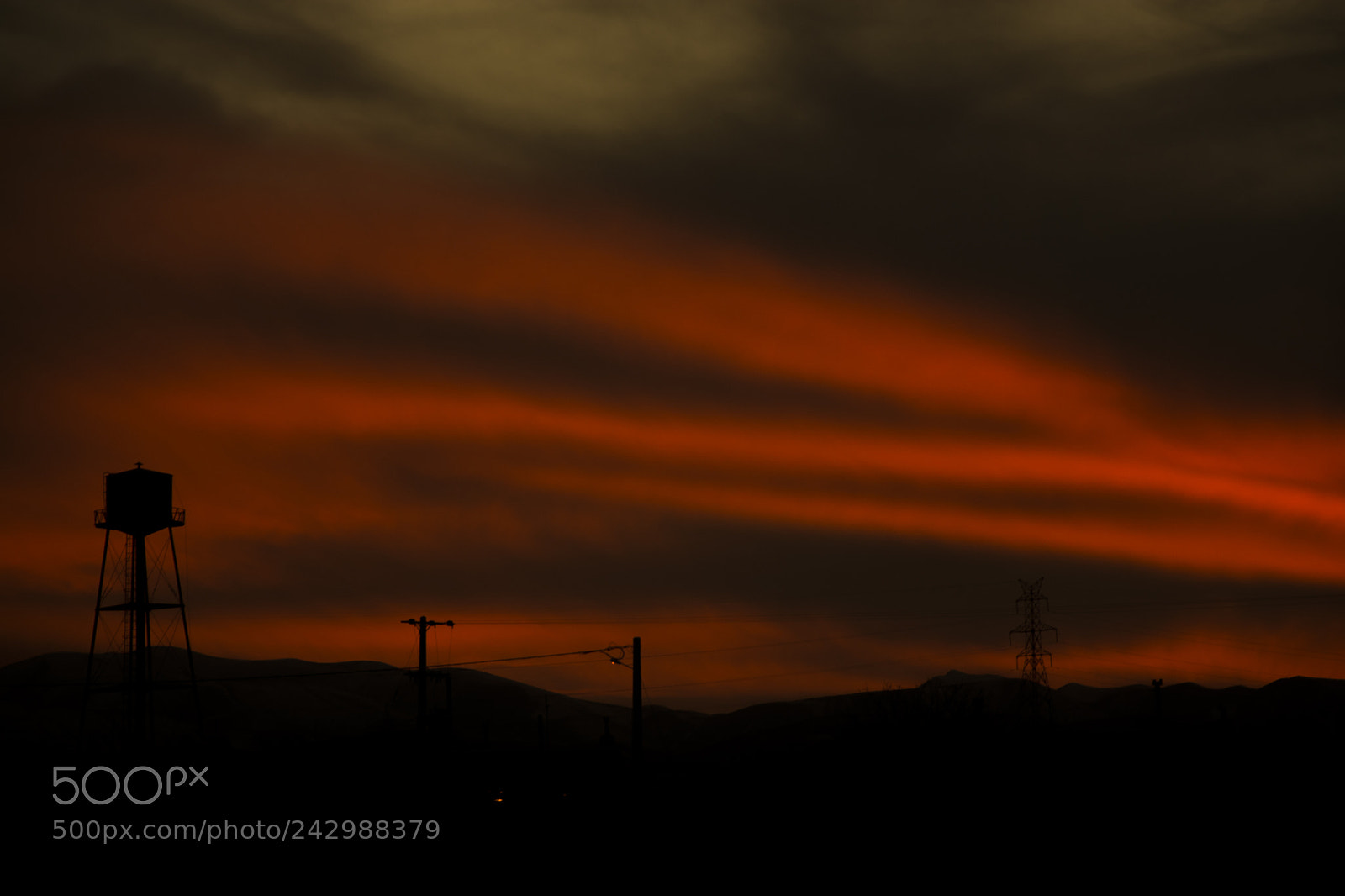 Nikon D7100 sample photo. Sky fire photography