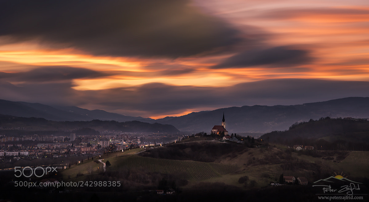 Nikon D810 sample photo. Church on the hill photography