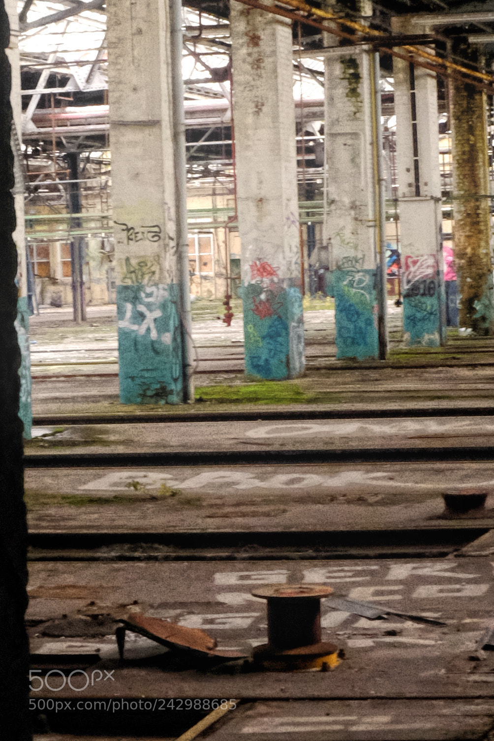 Fujifilm X-Pro2 sample photo. Forgotten train station photography