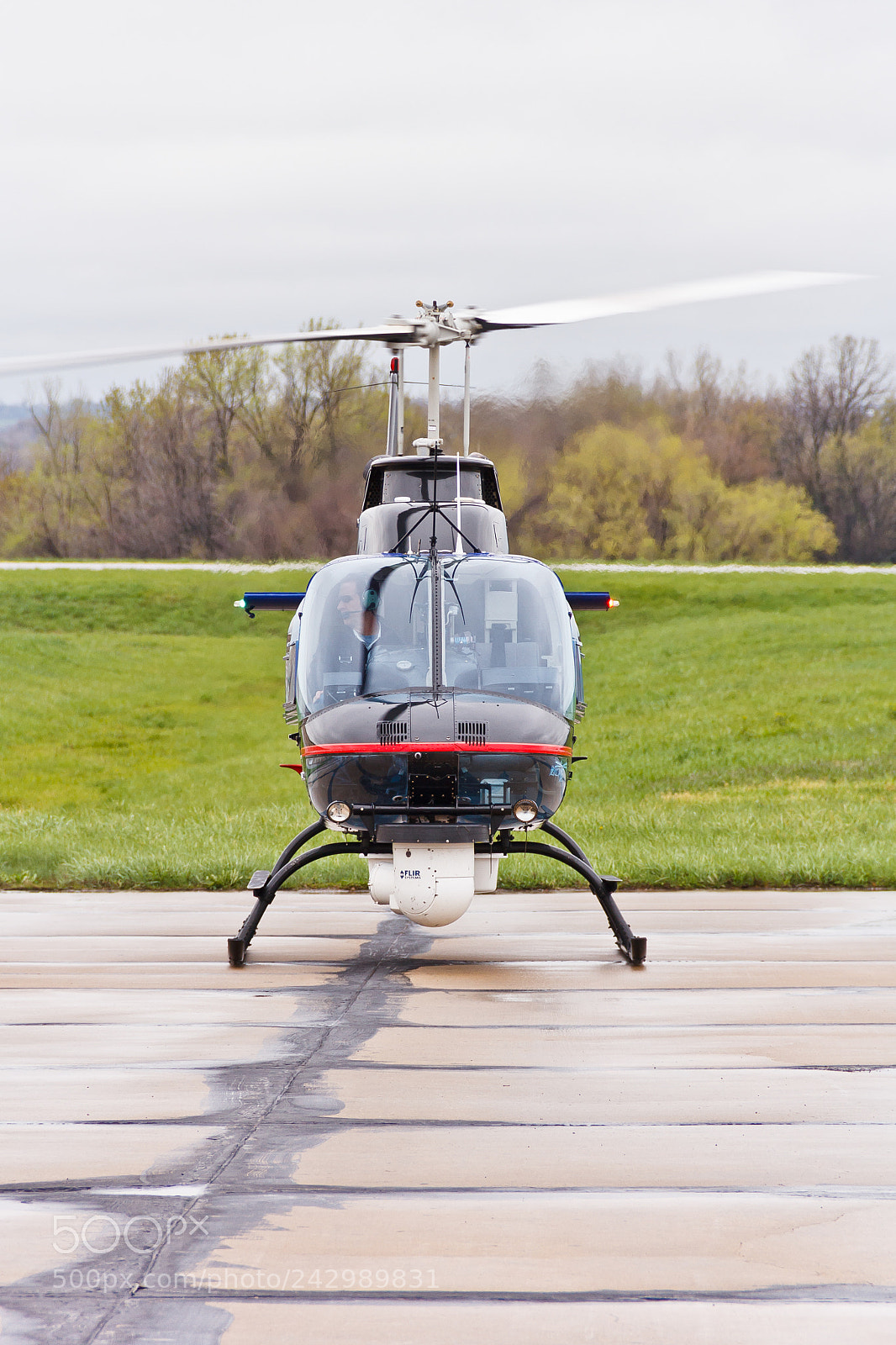 Canon EOS 60D sample photo. Bell 206 head-on photography