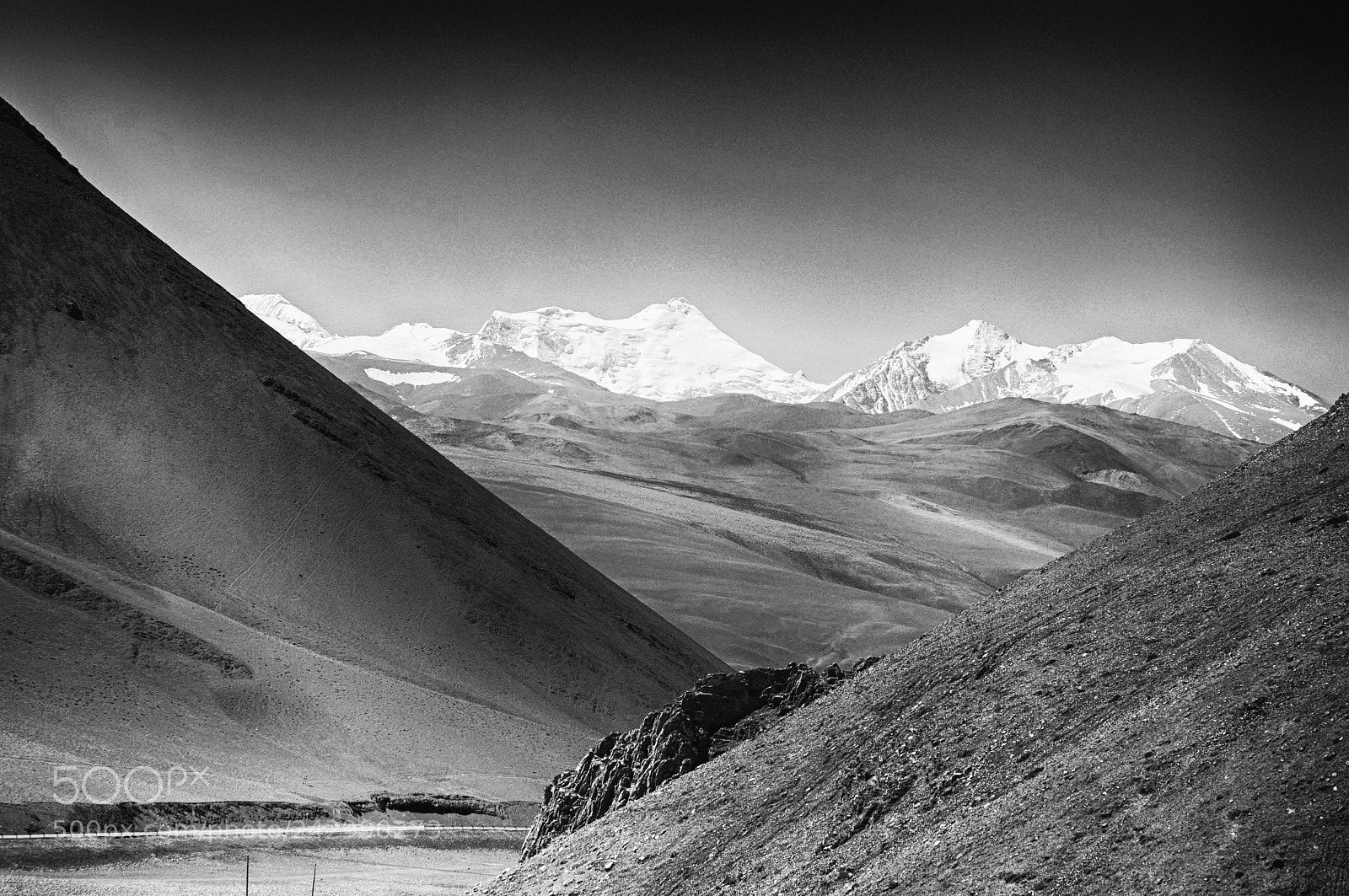 Nikon D90 sample photo. Tibet col de tingri photography