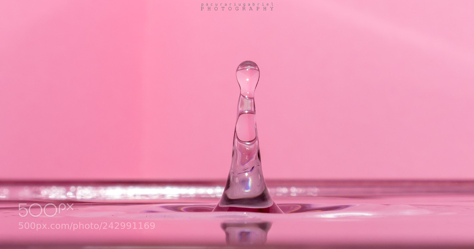 Canon EOS 7D Mark II sample photo. Pink splash photography