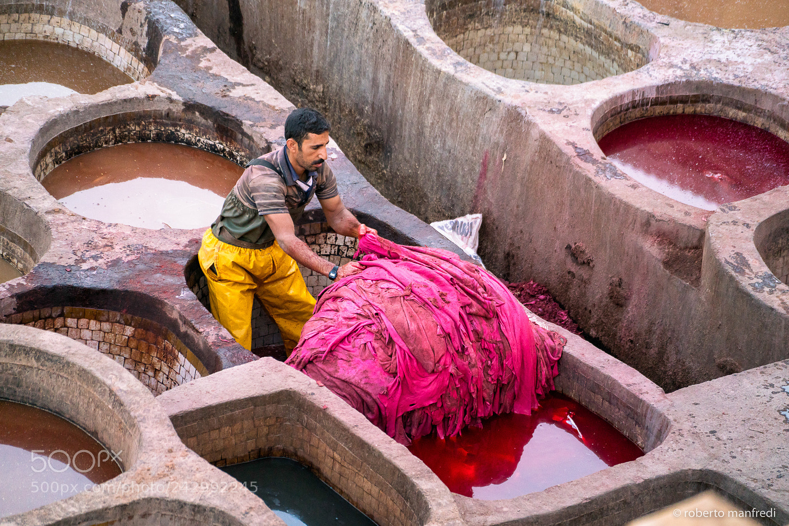 Sony a7R II sample photo. Leather tanning photography